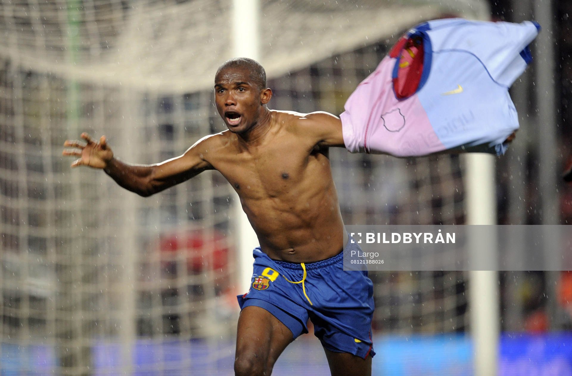 Samuel Etoo, jubel, glädje