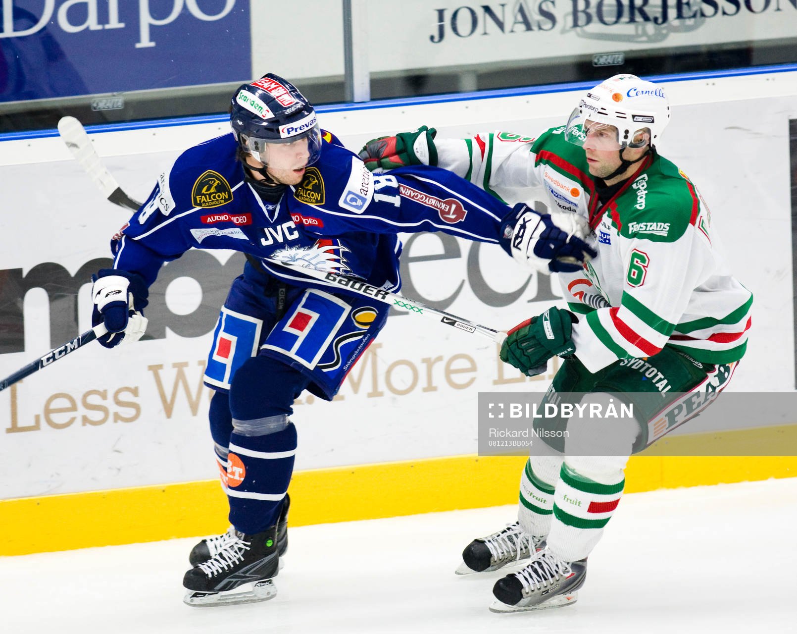 Pontus Petterström, Linköping och Daniel Johansson, Rögle
