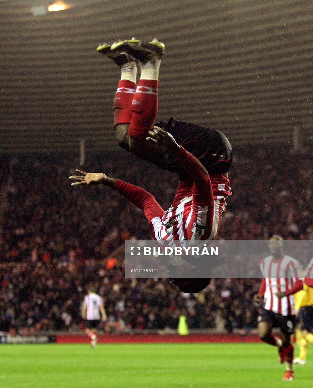  Kenwyne Jones, Sunderland, glädje, lycka, volt.