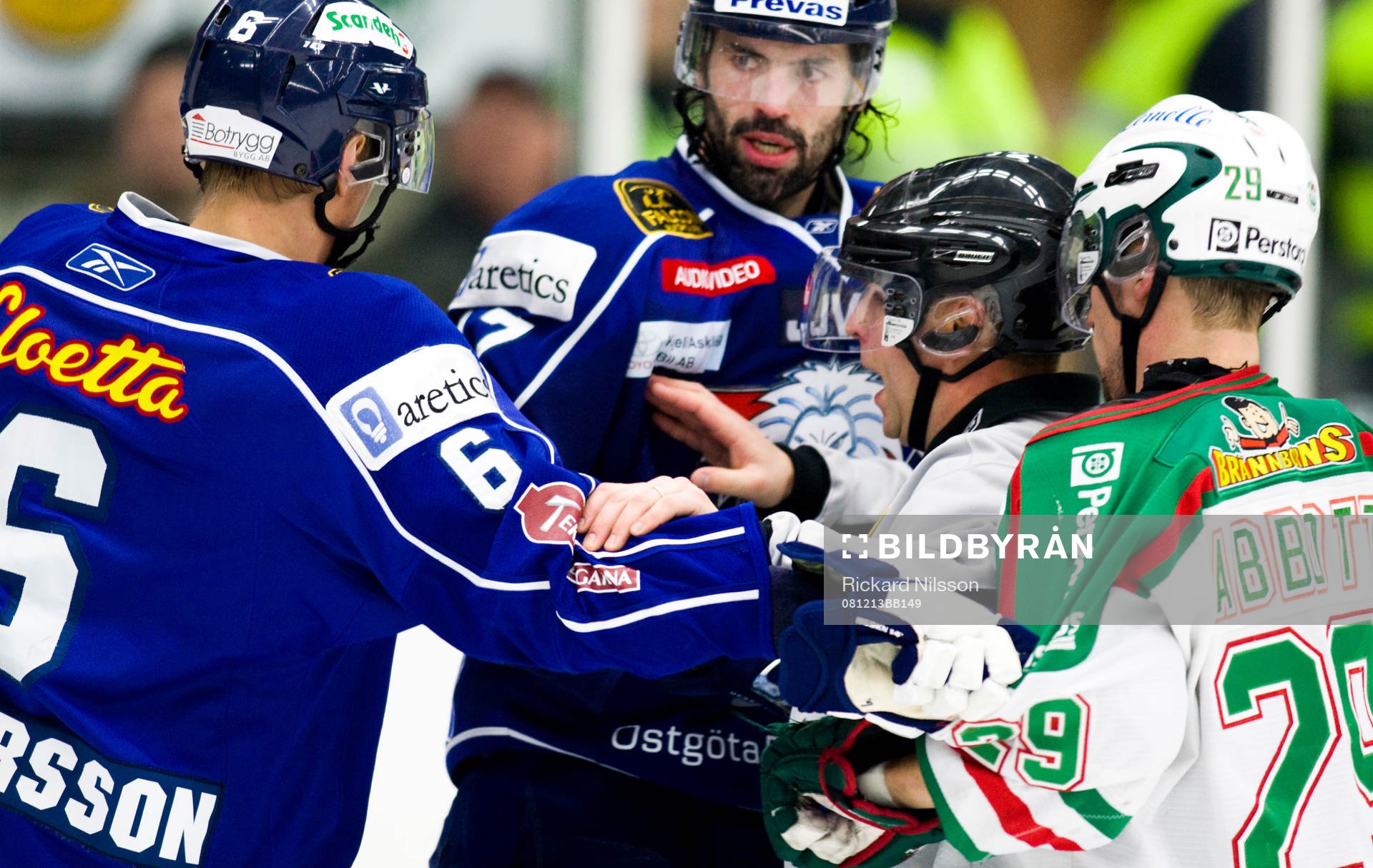 Carl Gunnarsson, Ivan Majesky, Linköping och Chris Abbott,