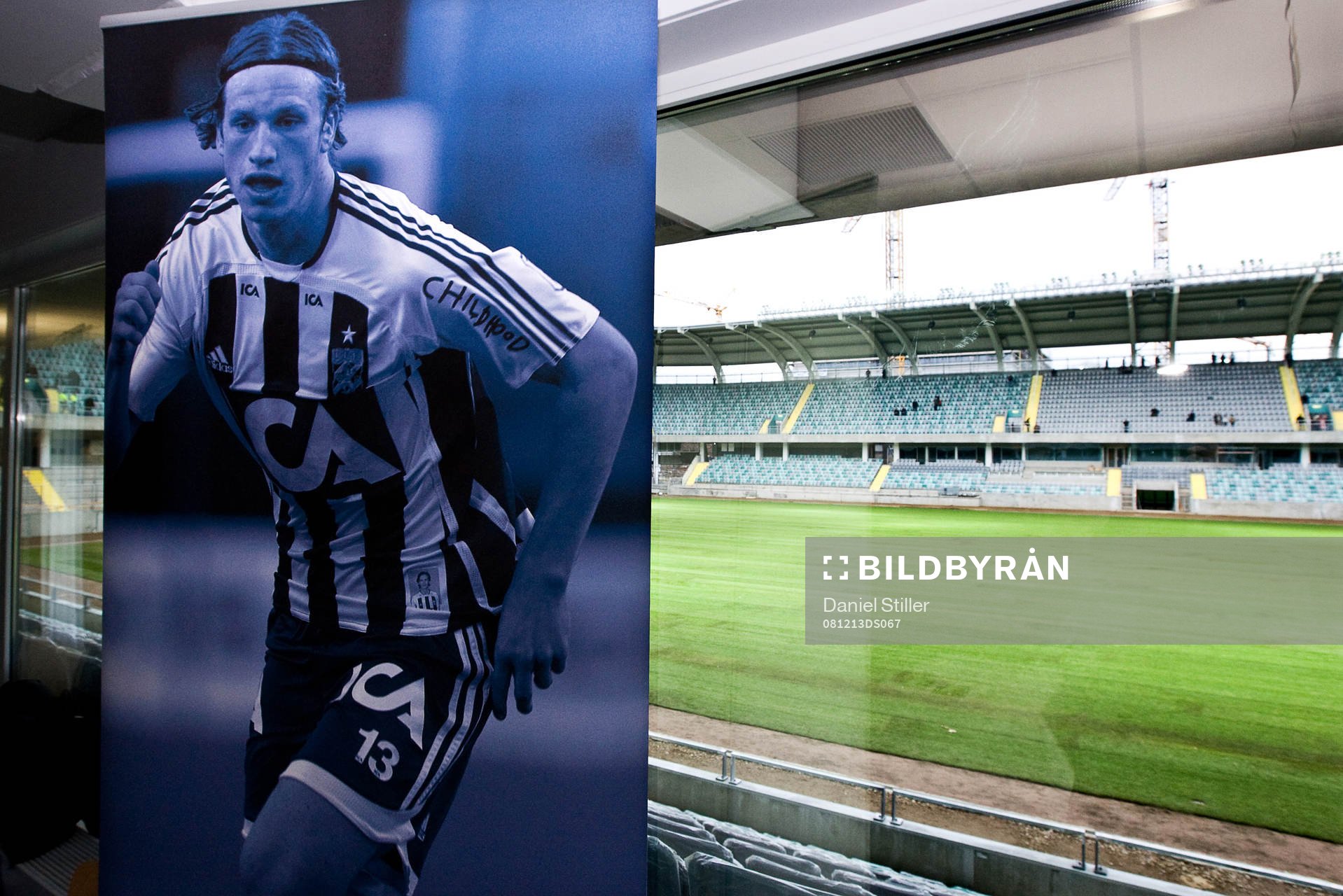 Gustav Svensson och nya arenan