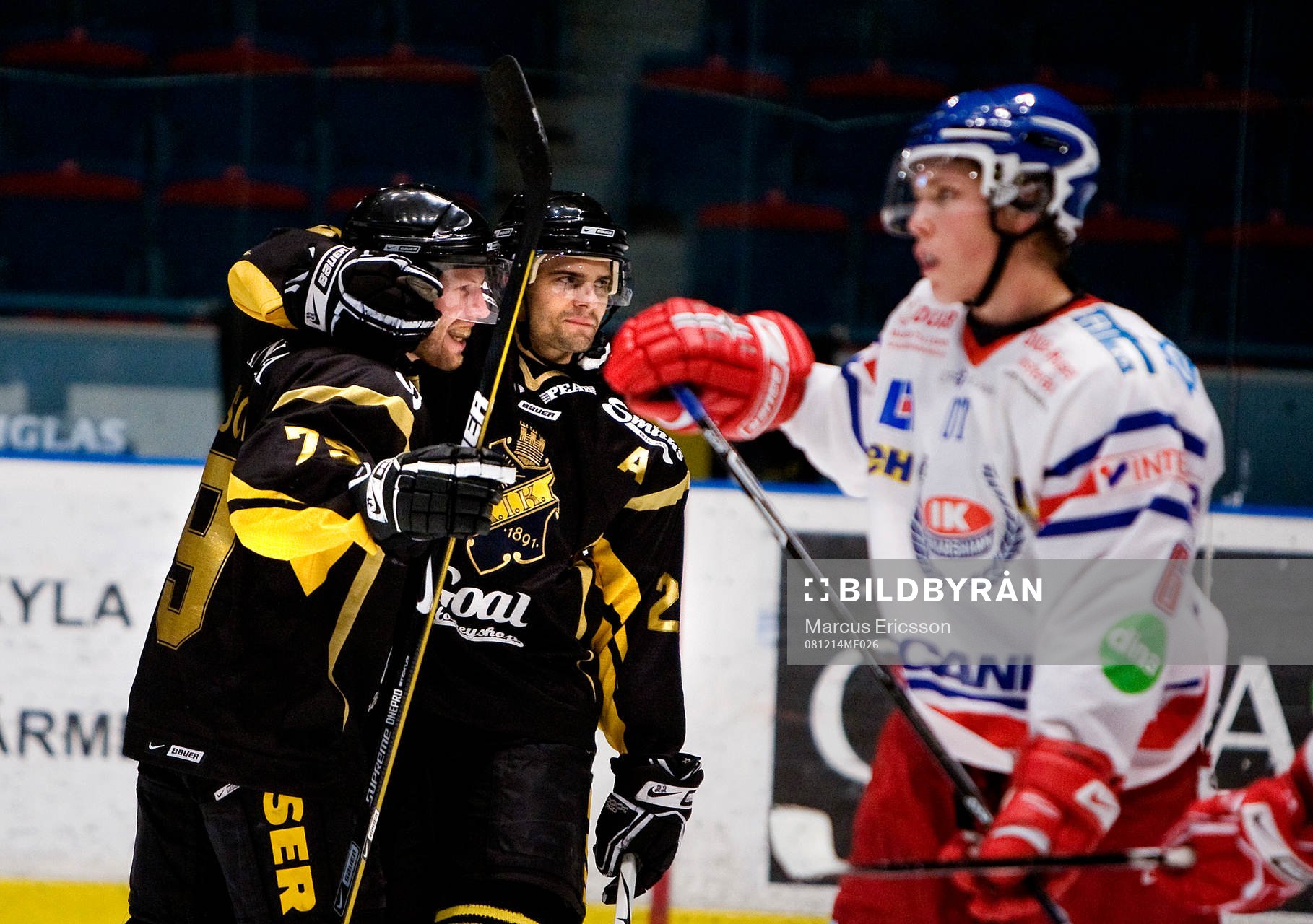 Henrik Eriksson och Mattias Beck, AIK jubel tilsammans