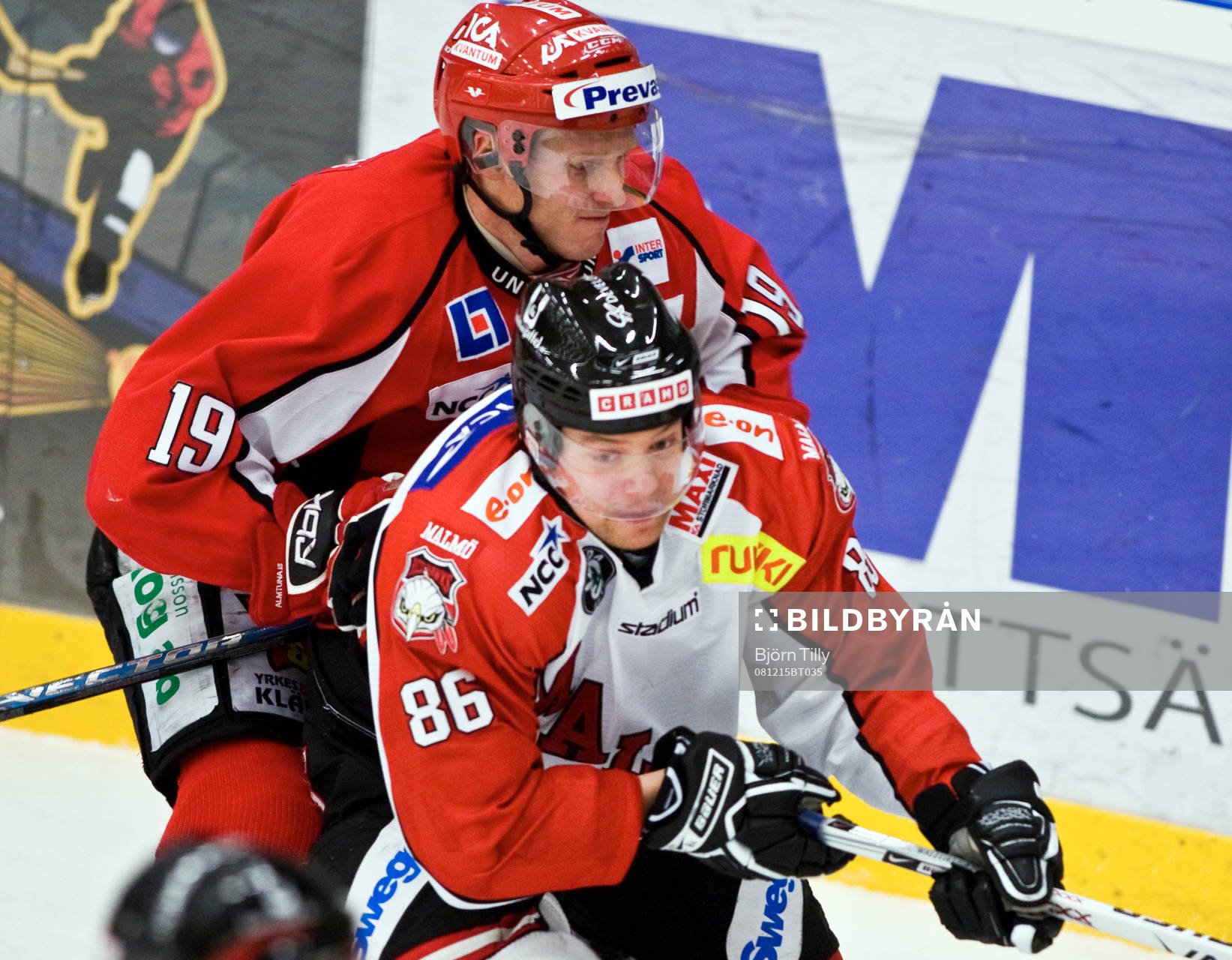 Jonathan Sjölund, Almtuna och Tomas Wallgren, Malmö