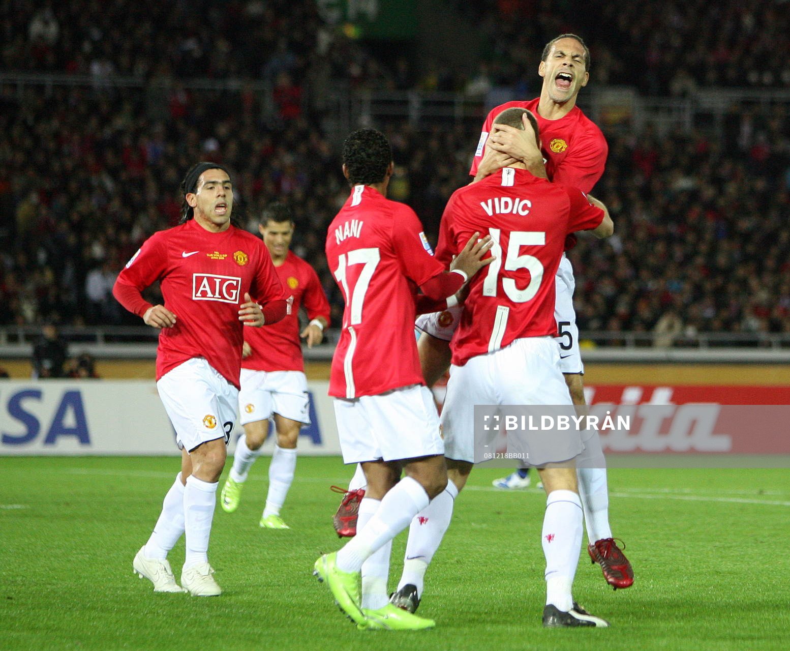 Rio Ferdinand, Manchester U, glädje, jubel