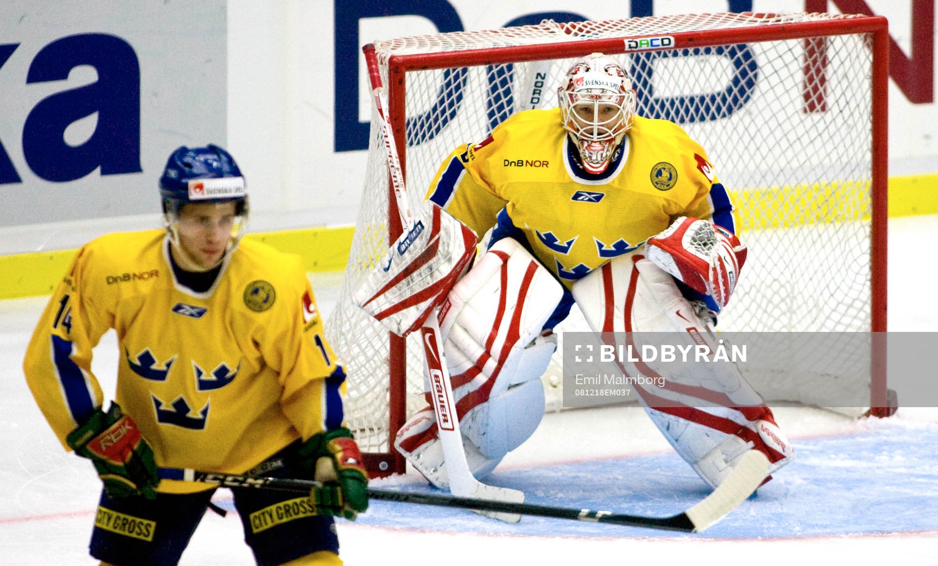 Johan Backlund, målvakt, Sverige