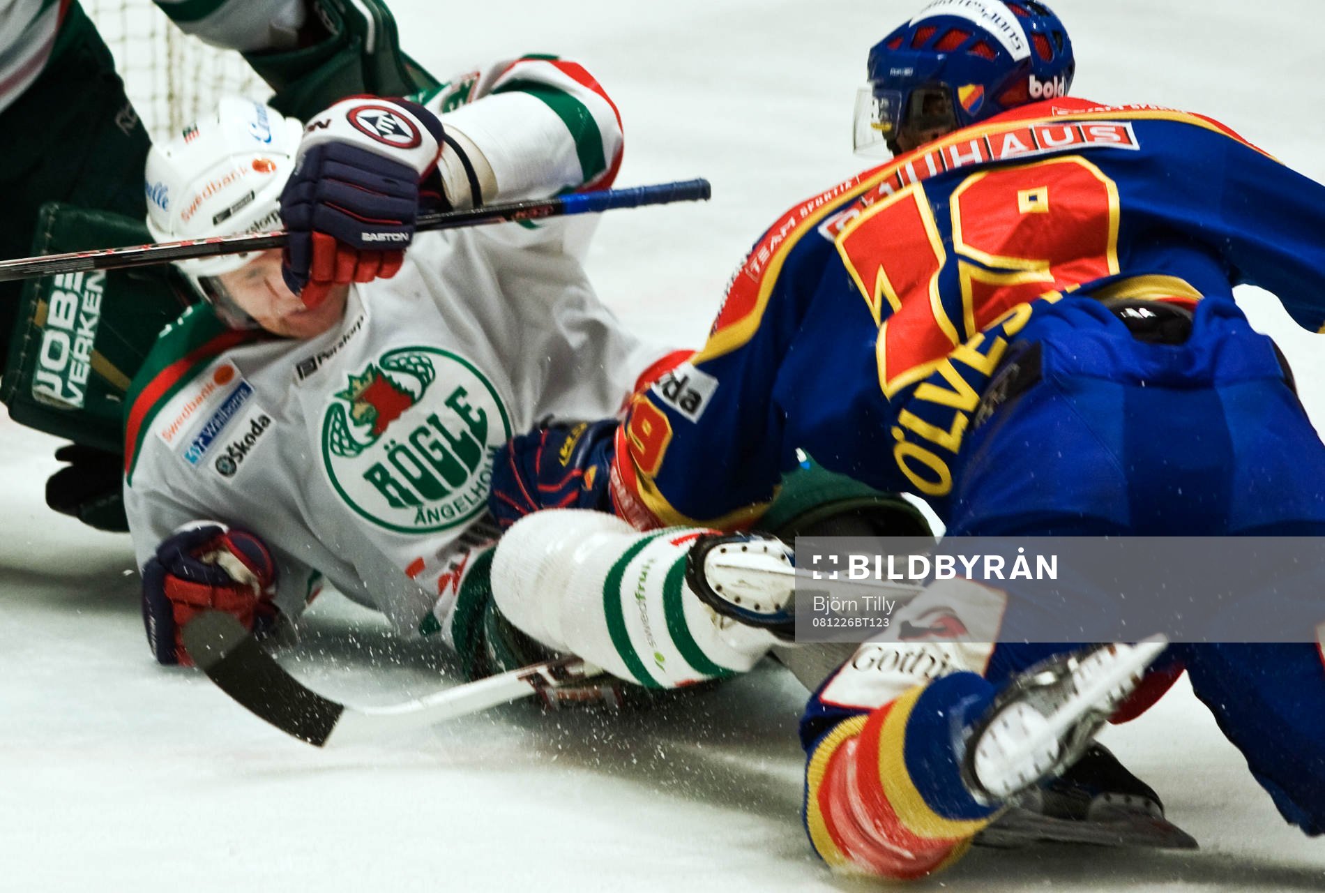 Martin Strbak,  Rögle och Jimmie Ölvestad, Djurgården