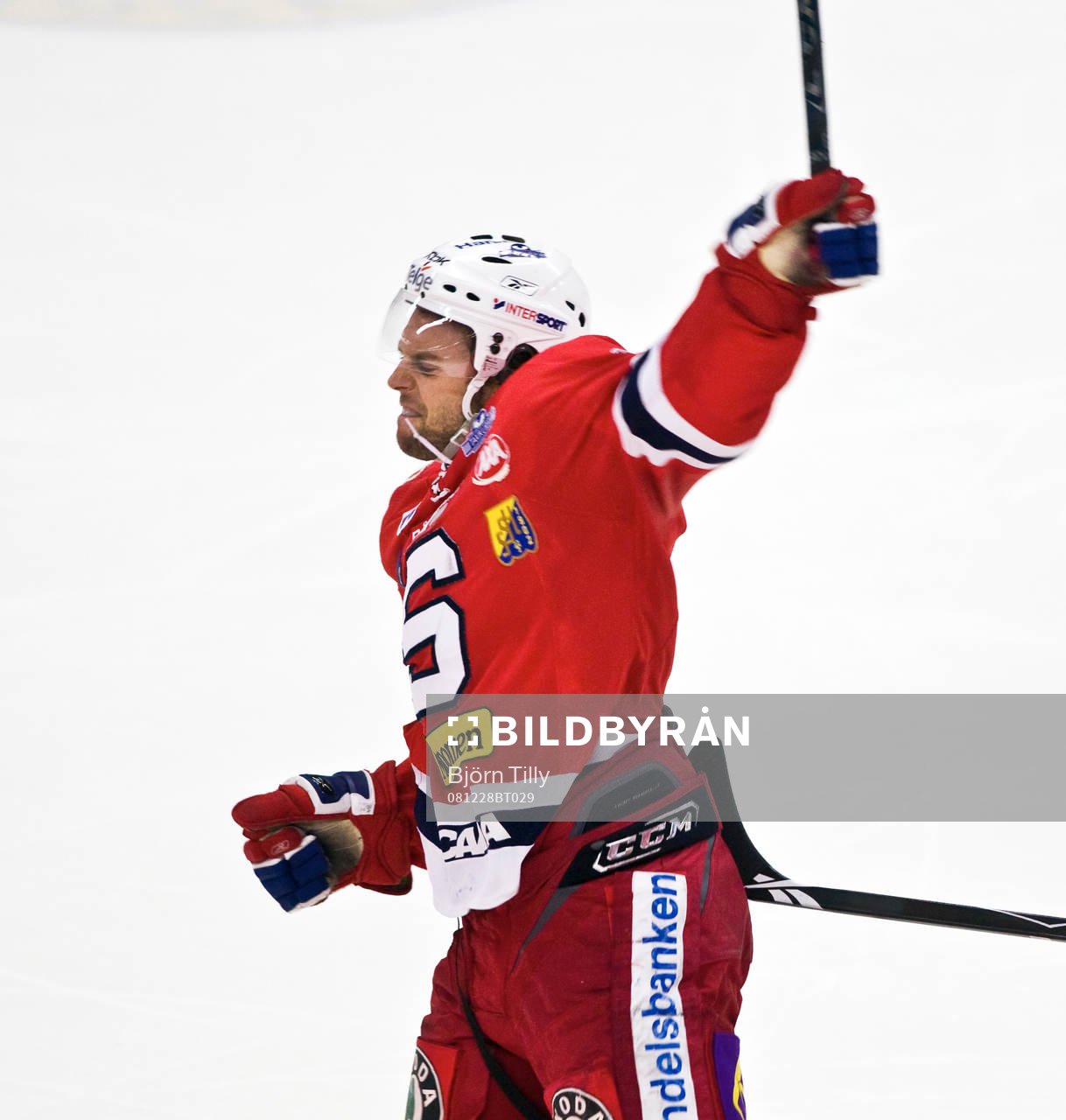 Dragan Umicevic, Södertälje gjorde segermålet 2-1.