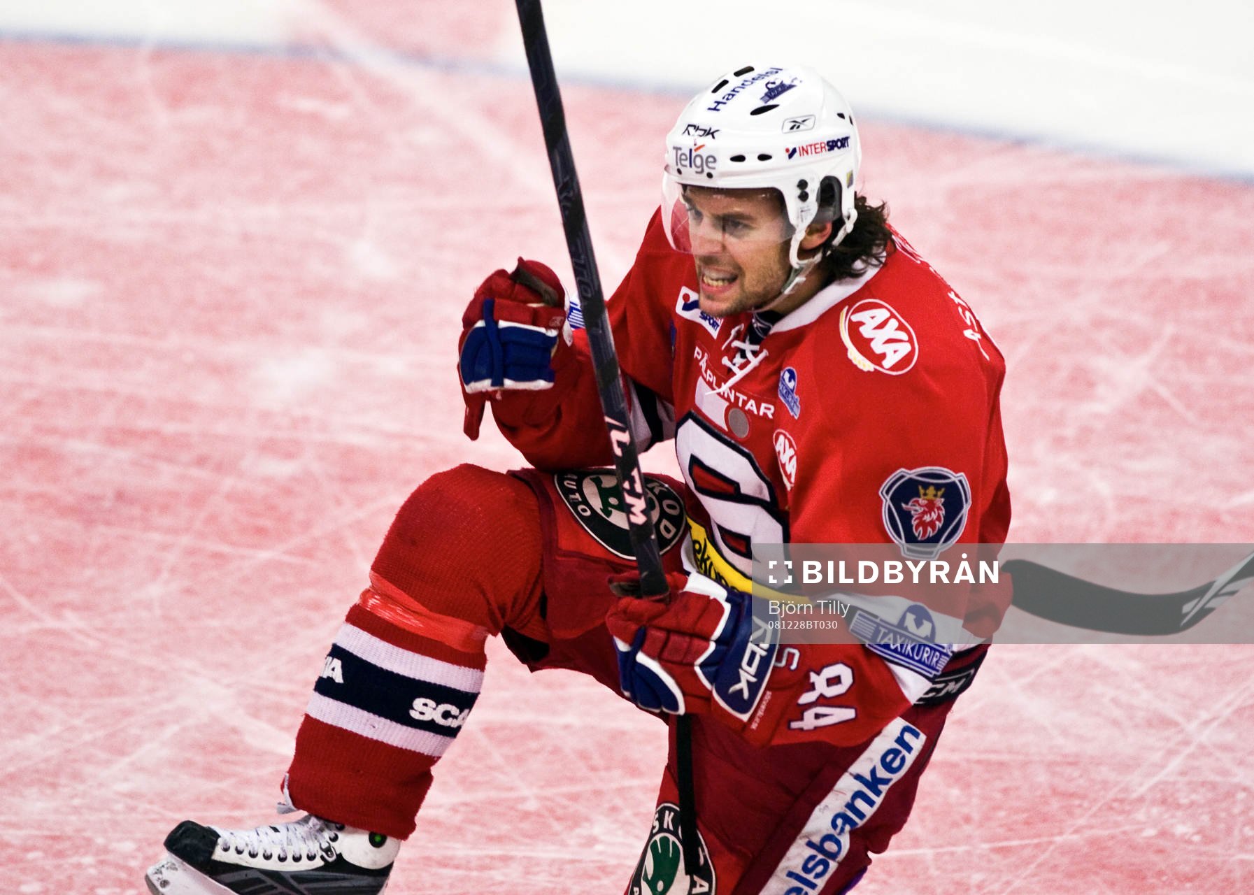 Dragan Umicevic,  gjorde segermålet 2-1. Jubel, glädje