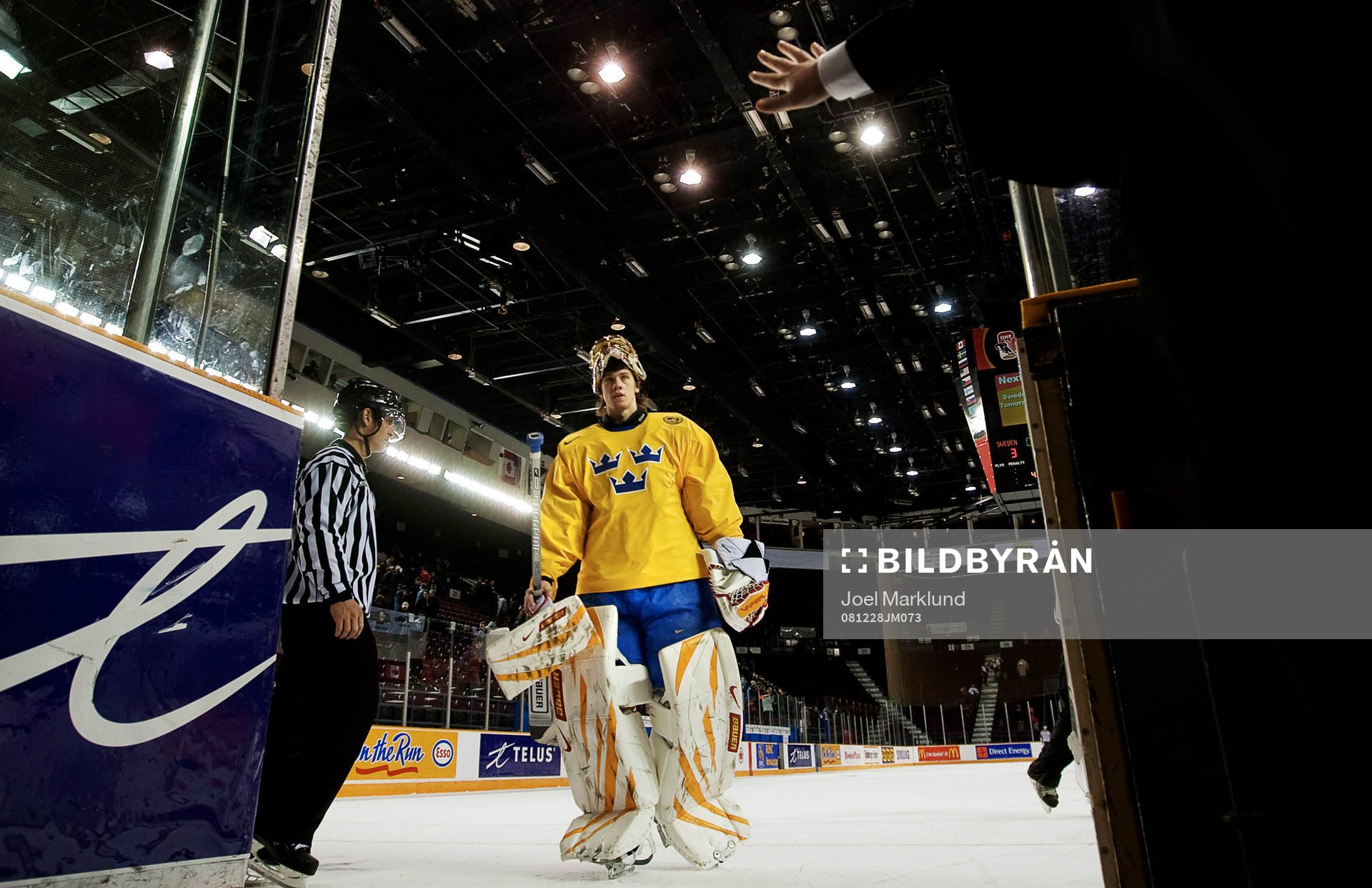 Jacob Markström, målvakt, Sverige, lämnar isen men får