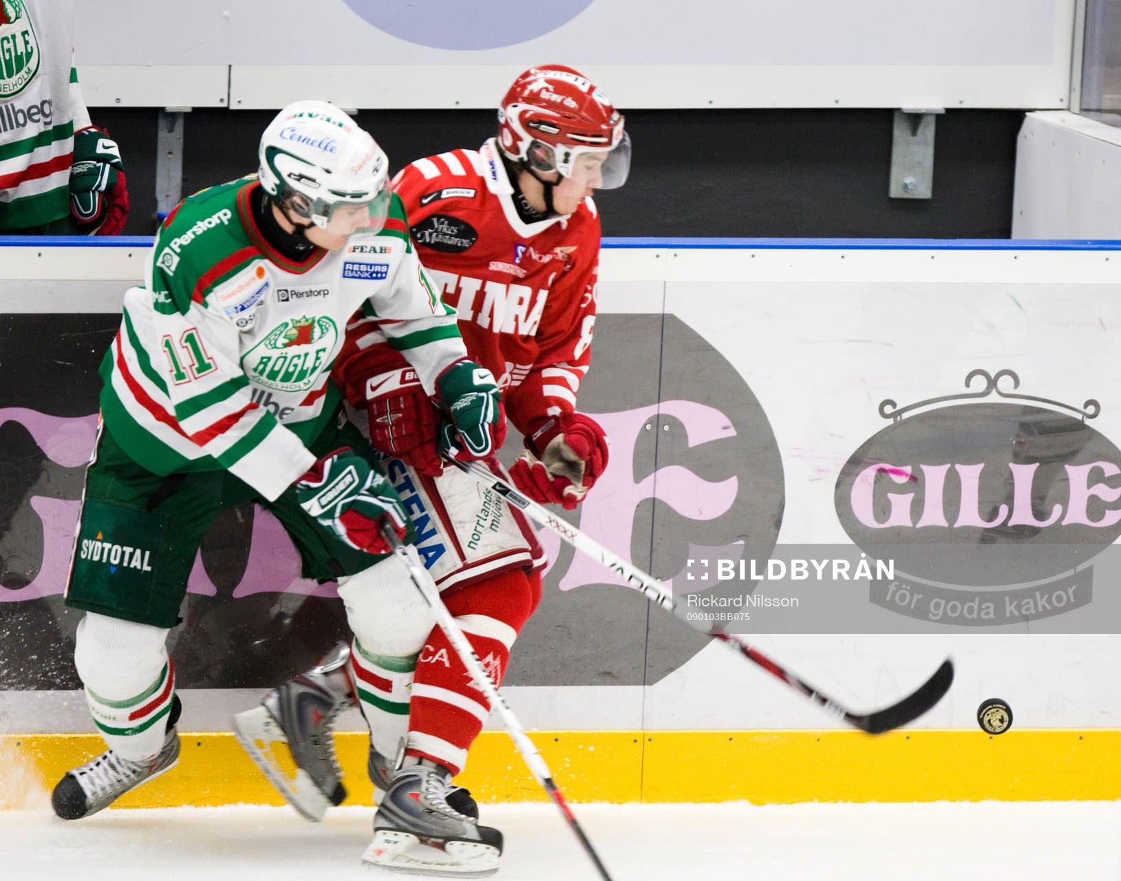 Mattias Sjögren, Rögle och Dennis Persson, Timrå