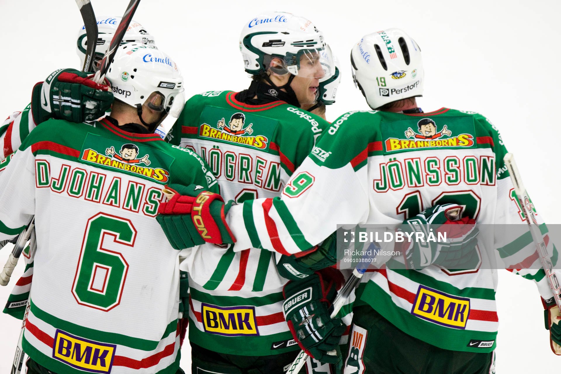 Daniel Johansson, Mattias Sjögren och Kenny Jönsson,
