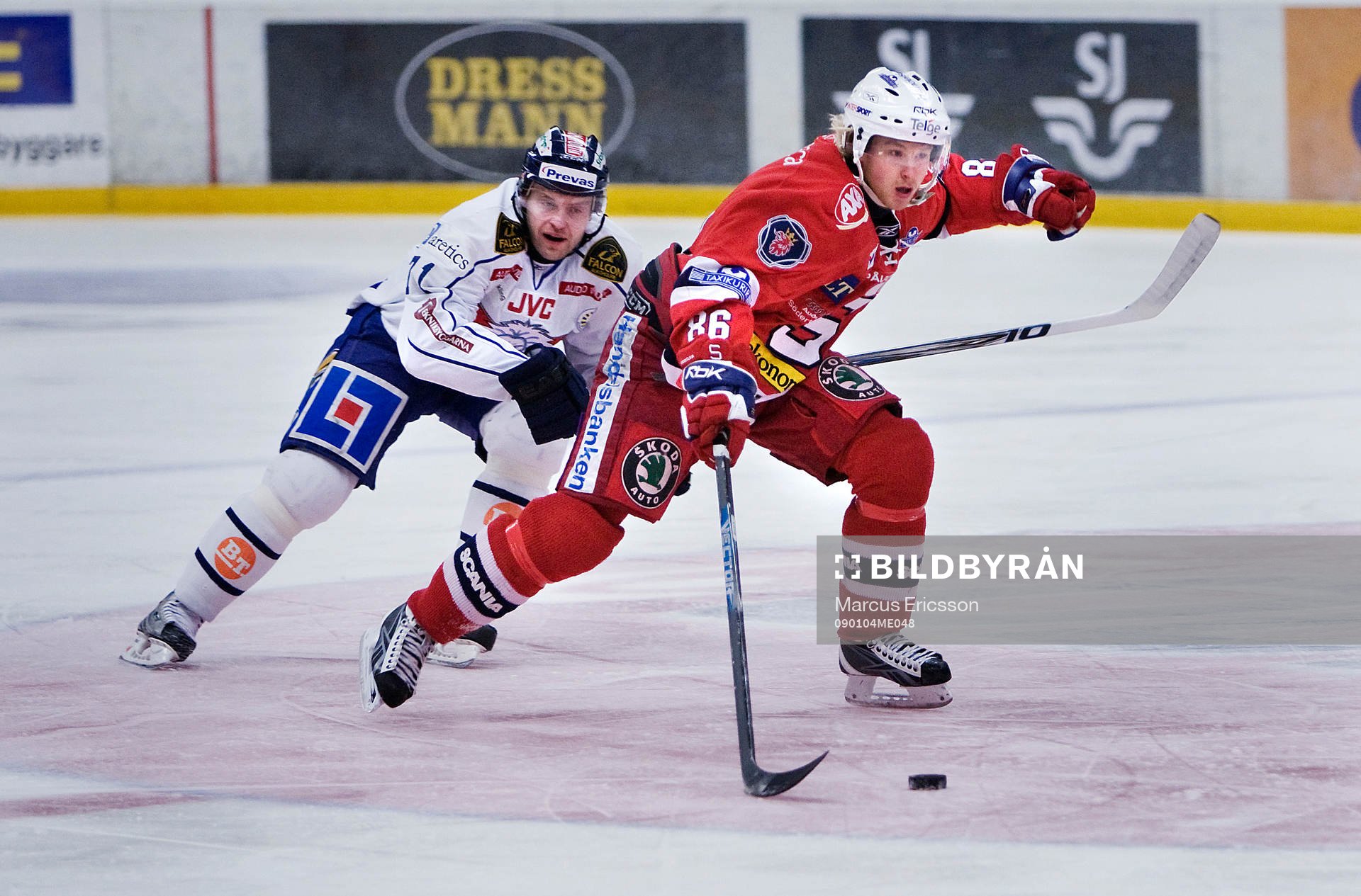 Linus Klasen, Södertälje med Jaroslav Hlinka, Linköping