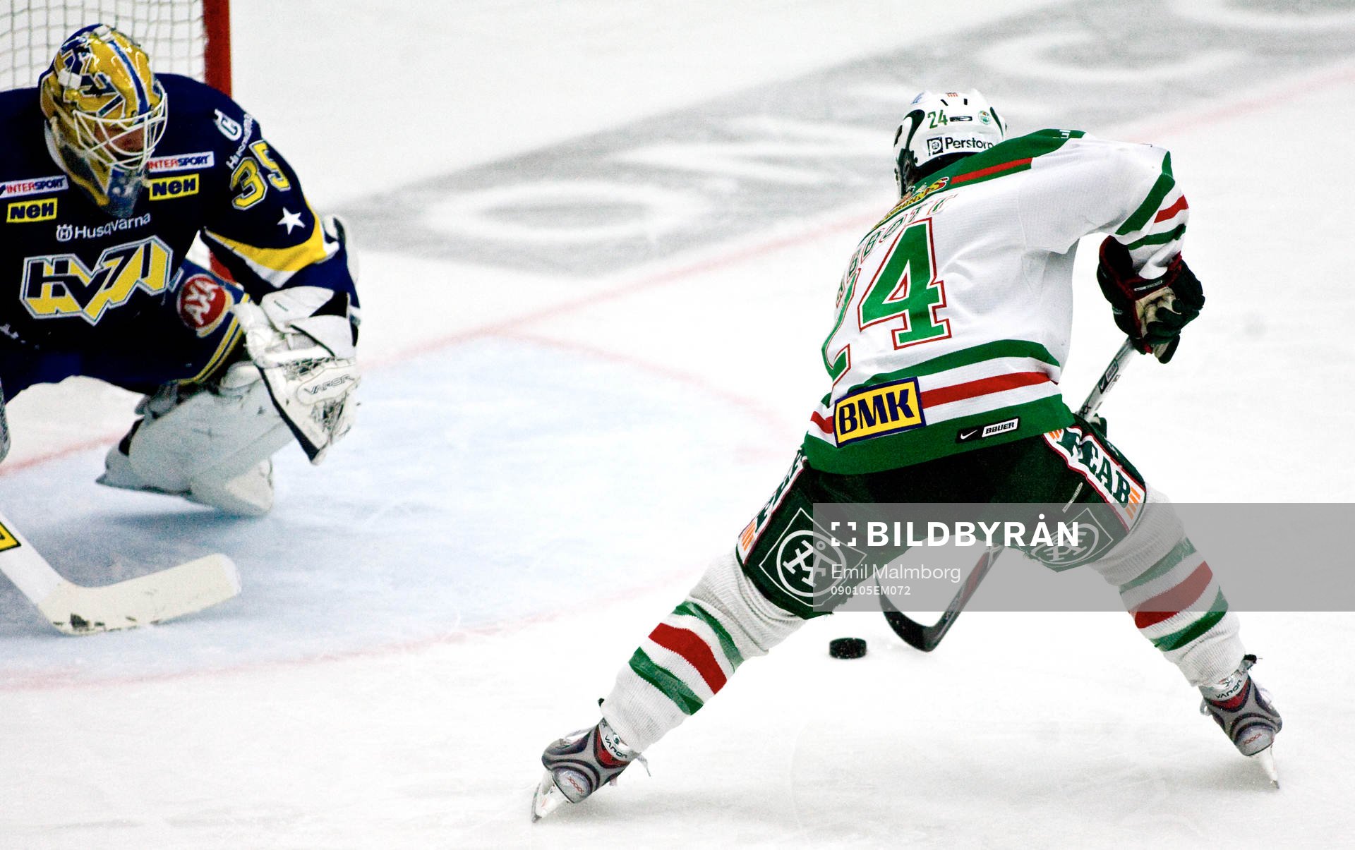 Cam Abbott, Rögle gör 1-1
