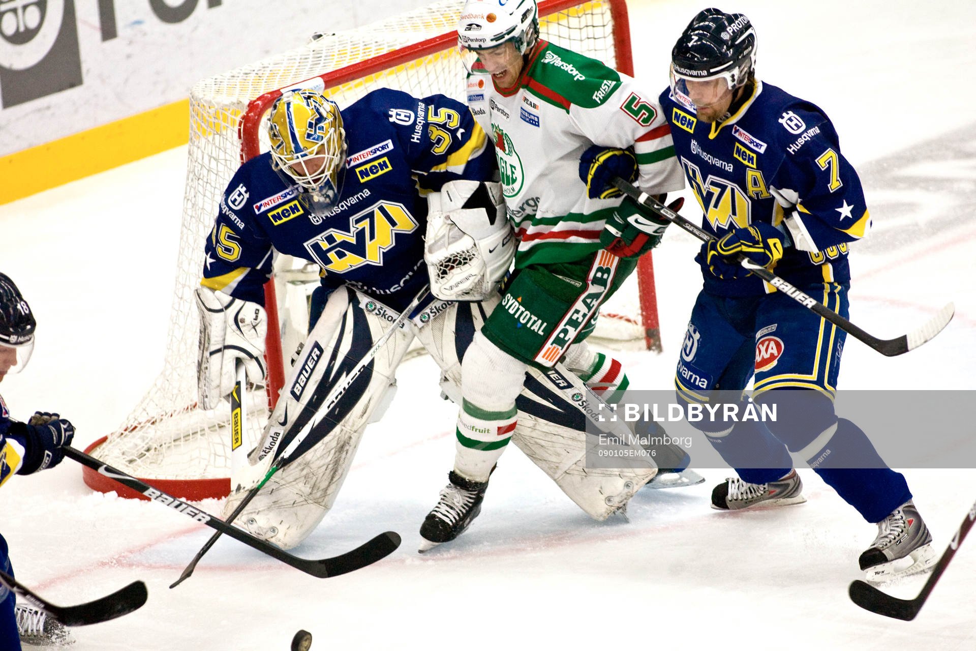 Andreas Andersson, HV 71 och Richard Demén-Willaume, Rögle