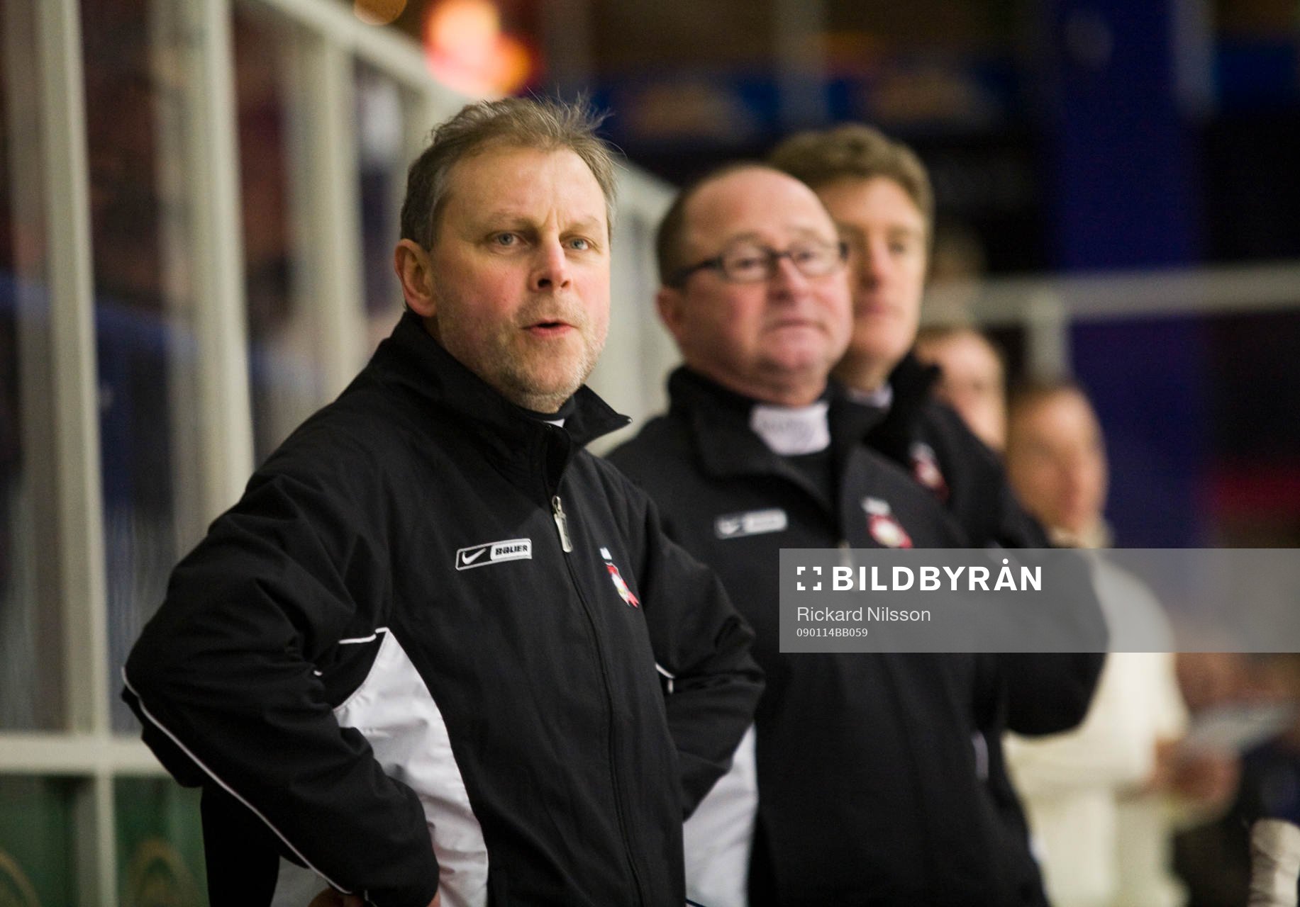 Göran Karlström, tränare och Peo Larsson, sportchef