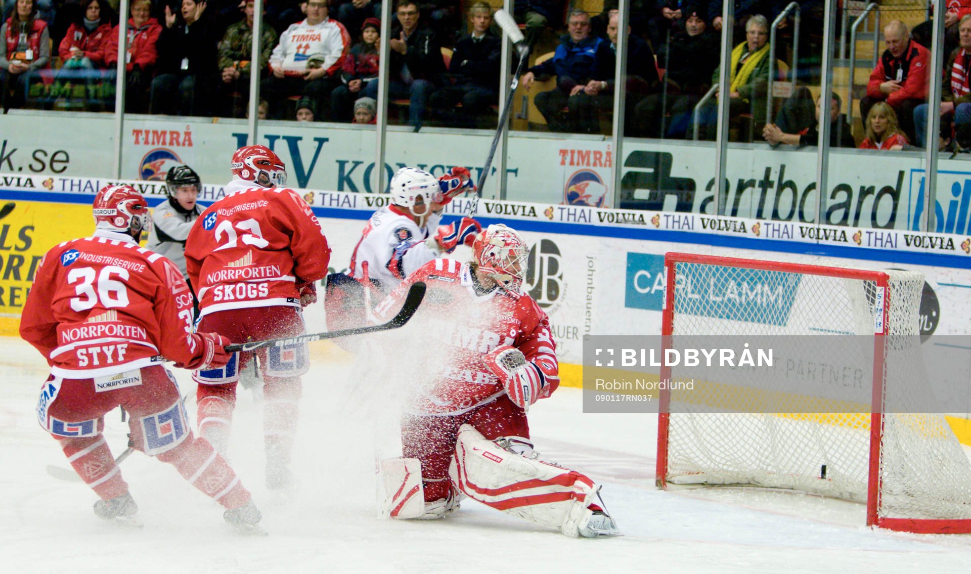 Dragan Umicevic, Södertälje gör 0-2, jubel