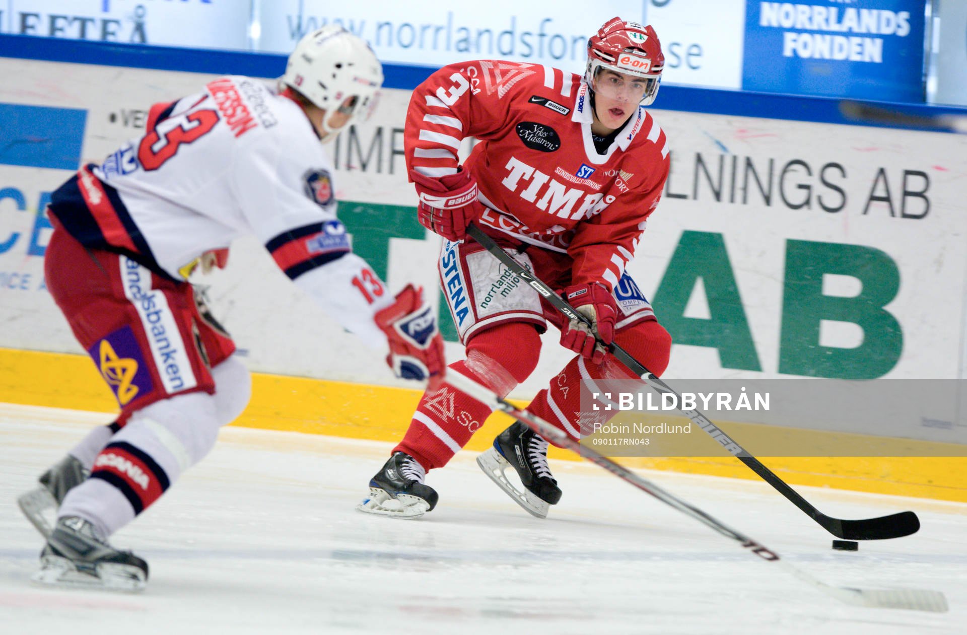 Sebastian Erixson, Timrå och Fredric Andersson,