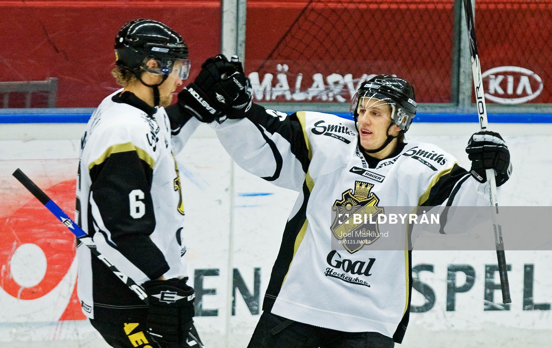 Dick Tärnström och Erik Ryman, AIK, jubel