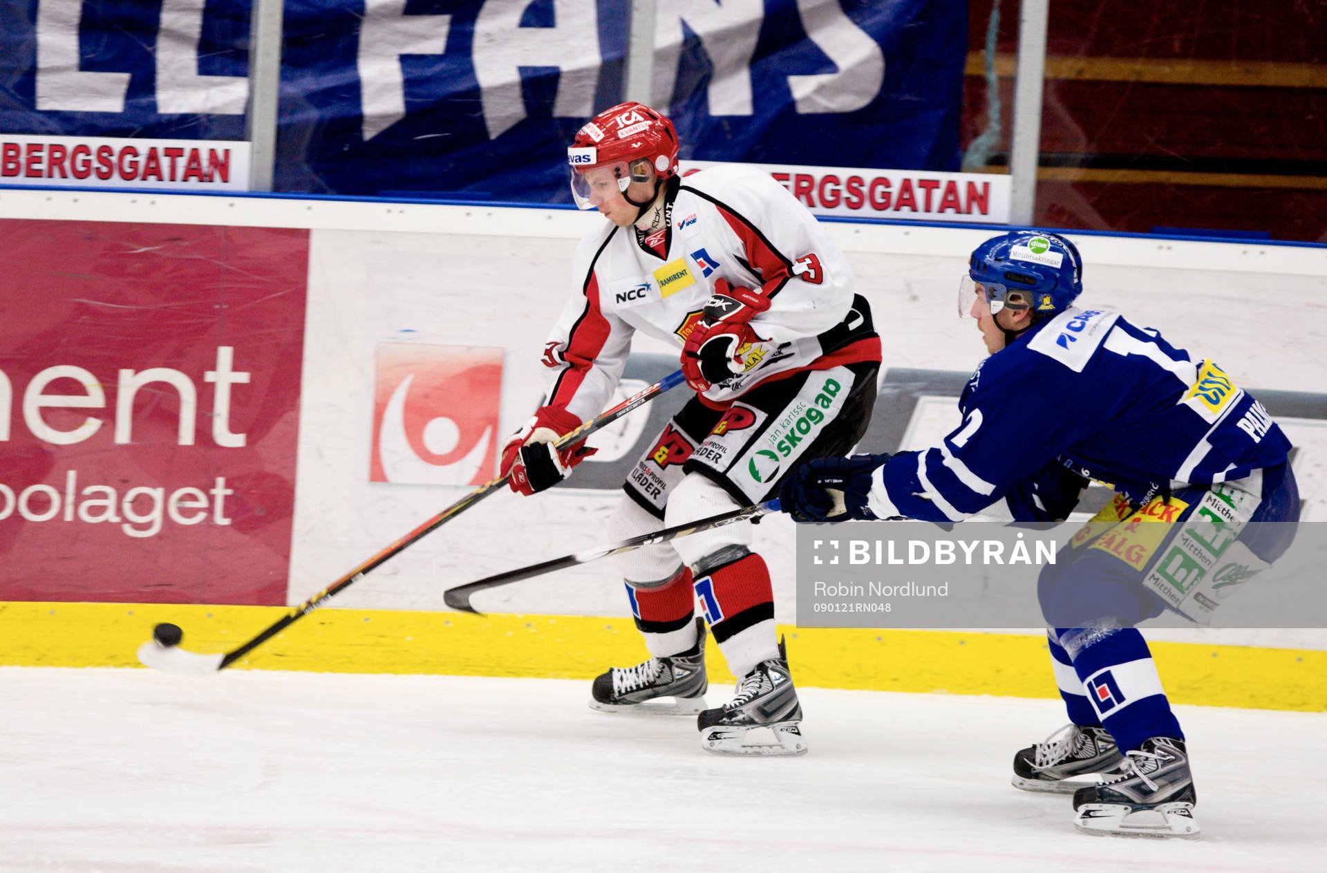 Julius Larsson, Almtuna och Jon Palmebjörk, Sundsvall