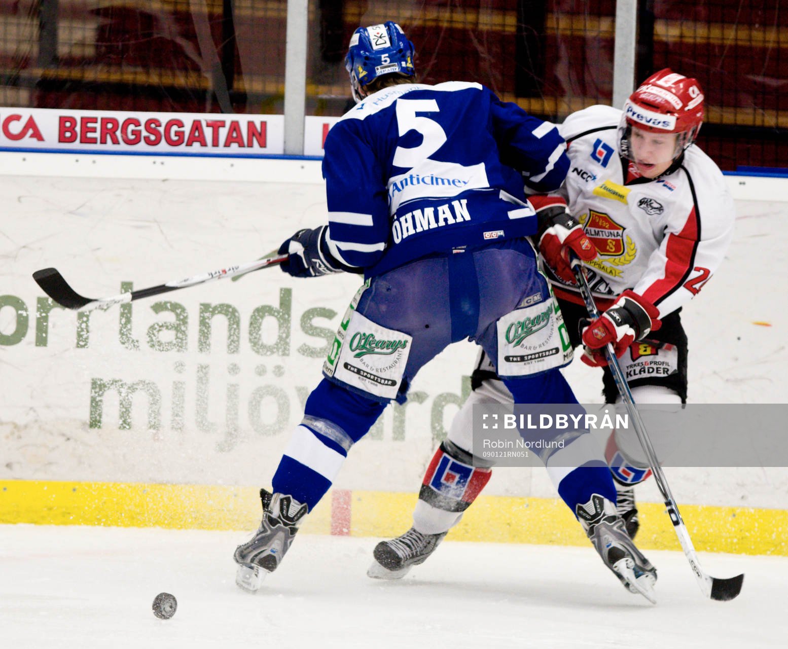 Niklas Öhman, Sundsvall och Johan Andersson, Almtuna