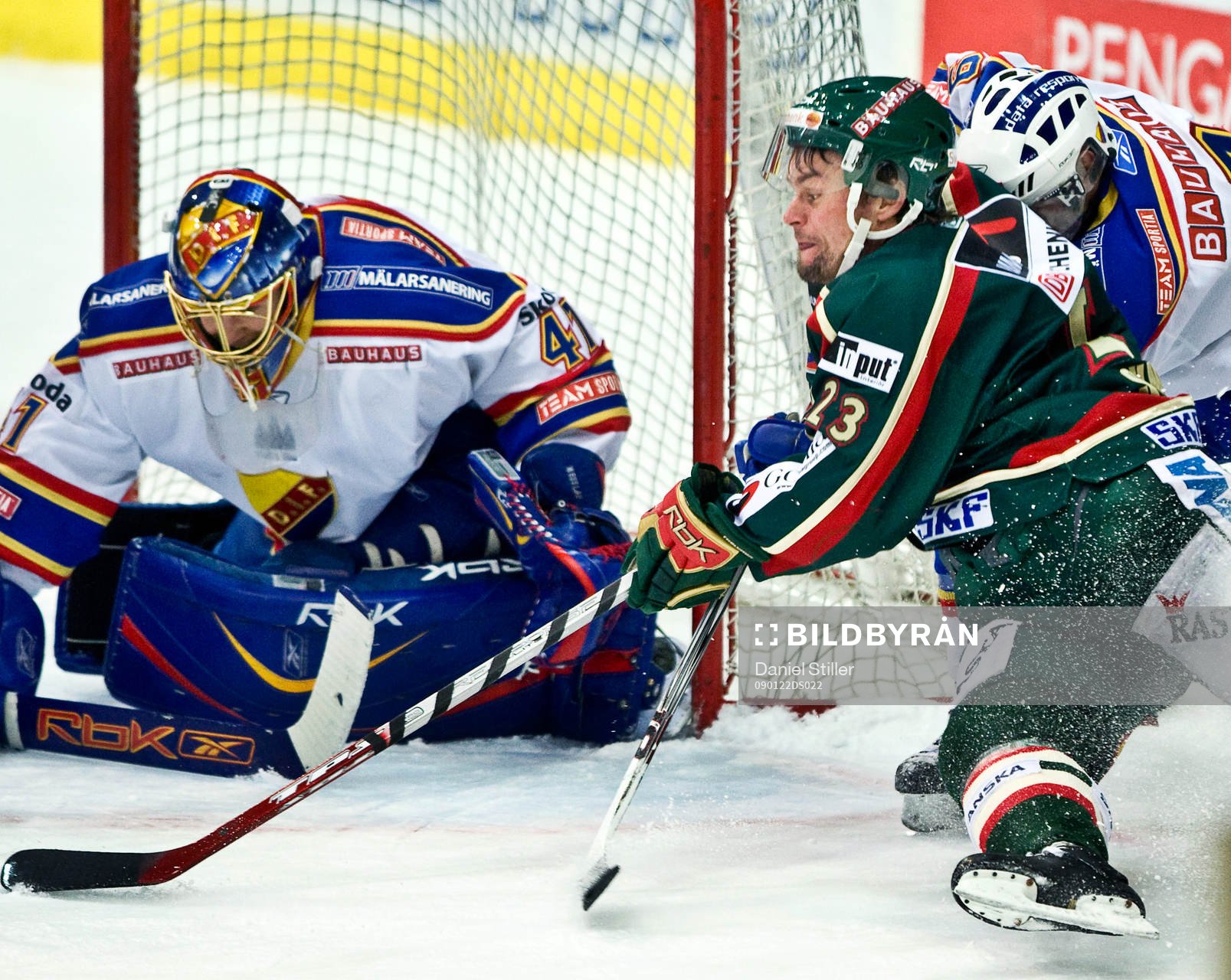 Ronnie Sundin, Frölunda. Gustaf Wesslau, målvakt,