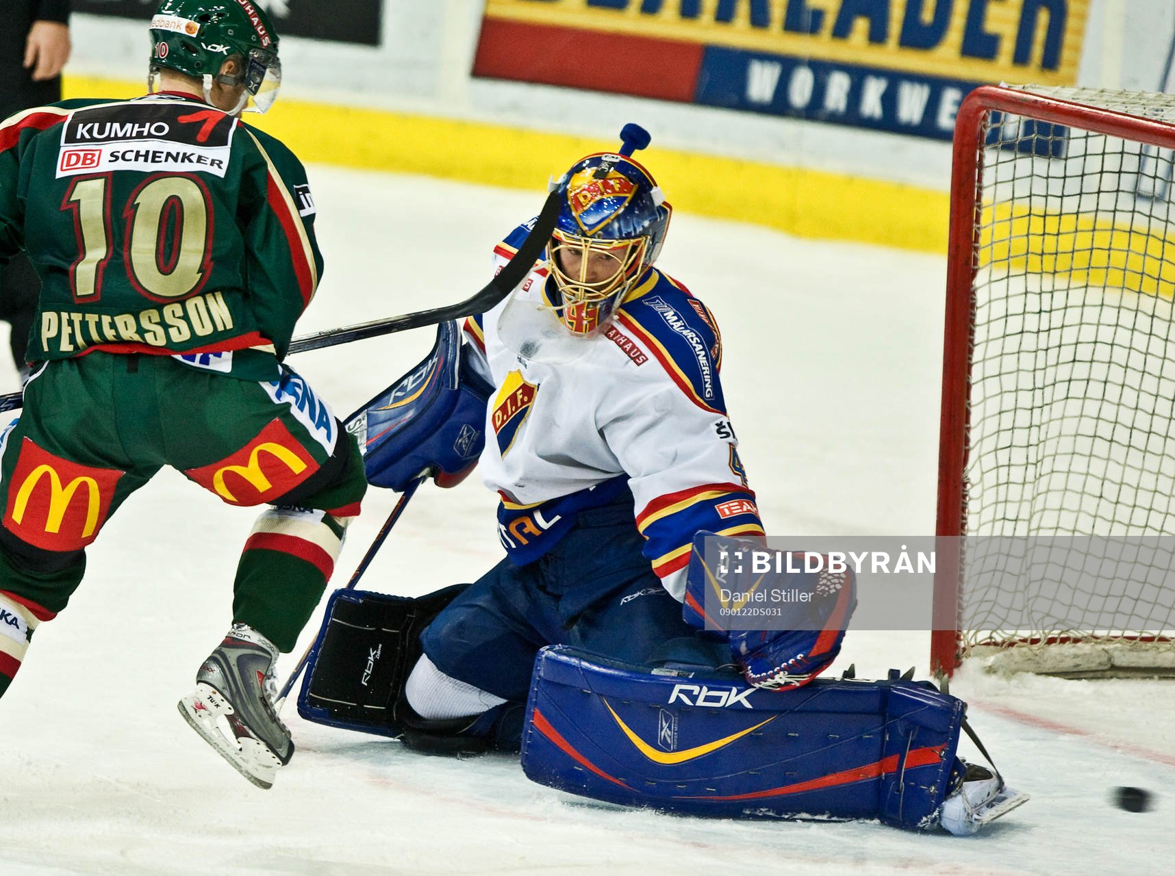 Fredrik Pettersson, Frölunda. Gustaf Wesslau, målvakt,