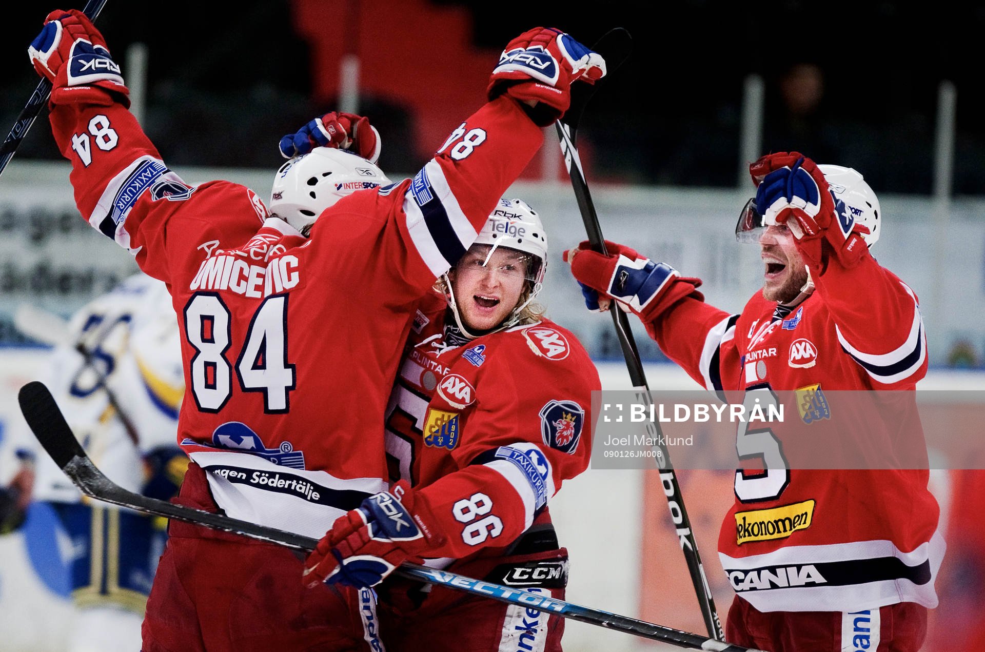 Dragan Umicevic, Linus Klasen och Andre Benoit,