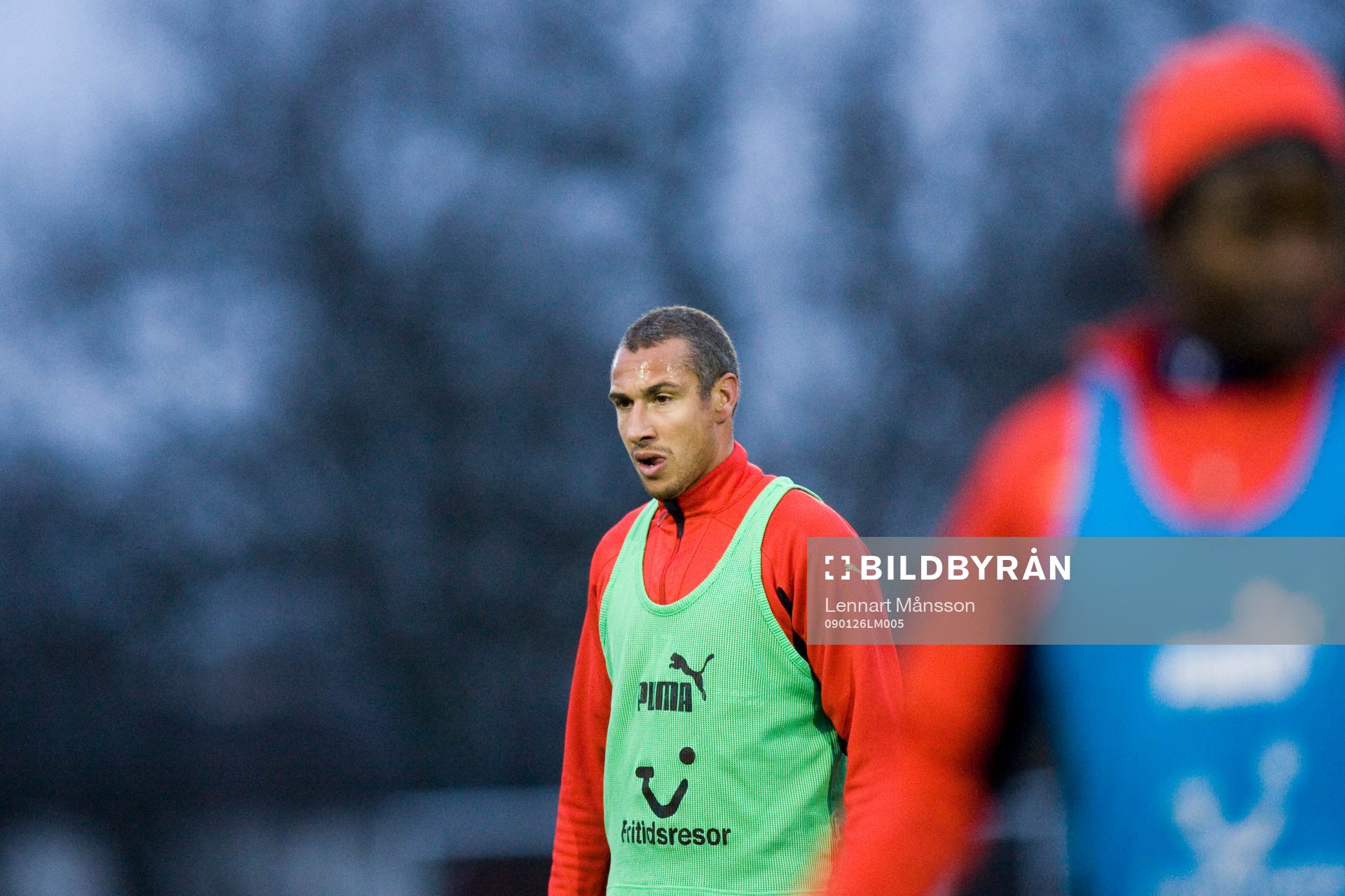 Henrik Larsson gjorde sin första träning