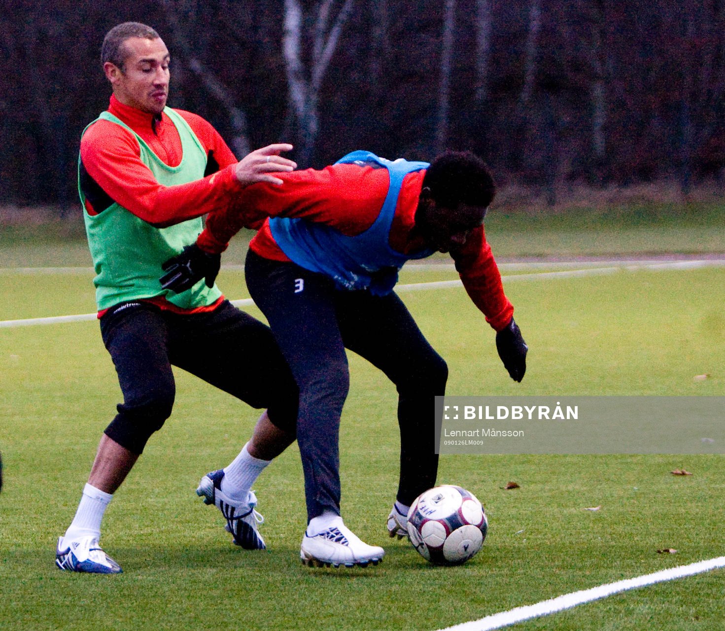 Henrik Larsson gjorde sin första träning