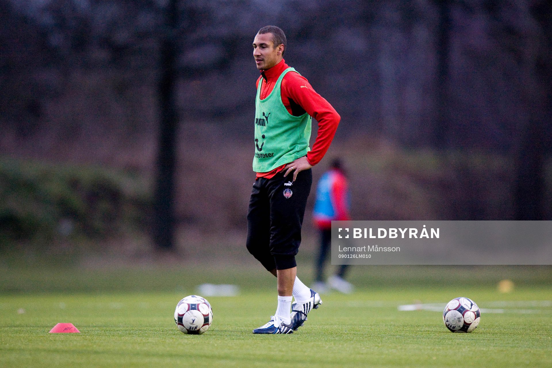 Henrik Larsson gjorde sin första träning