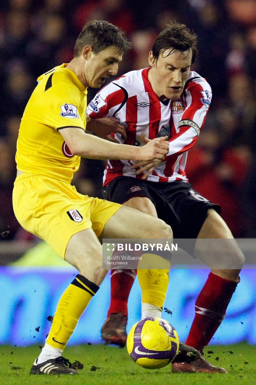  Aaron Hughes, Fulham och Dean Whitehead, Sunderland.