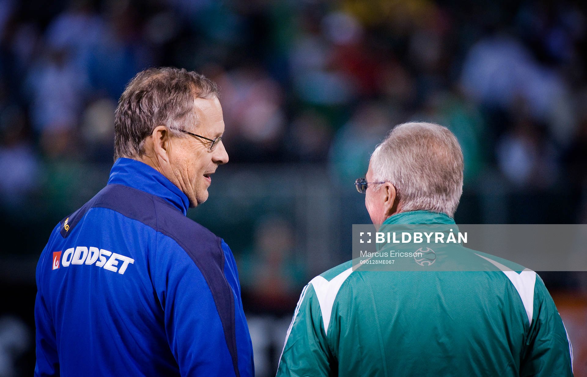 Lars Lagerbäck, förbundskapten Sverige och Sven-Göran