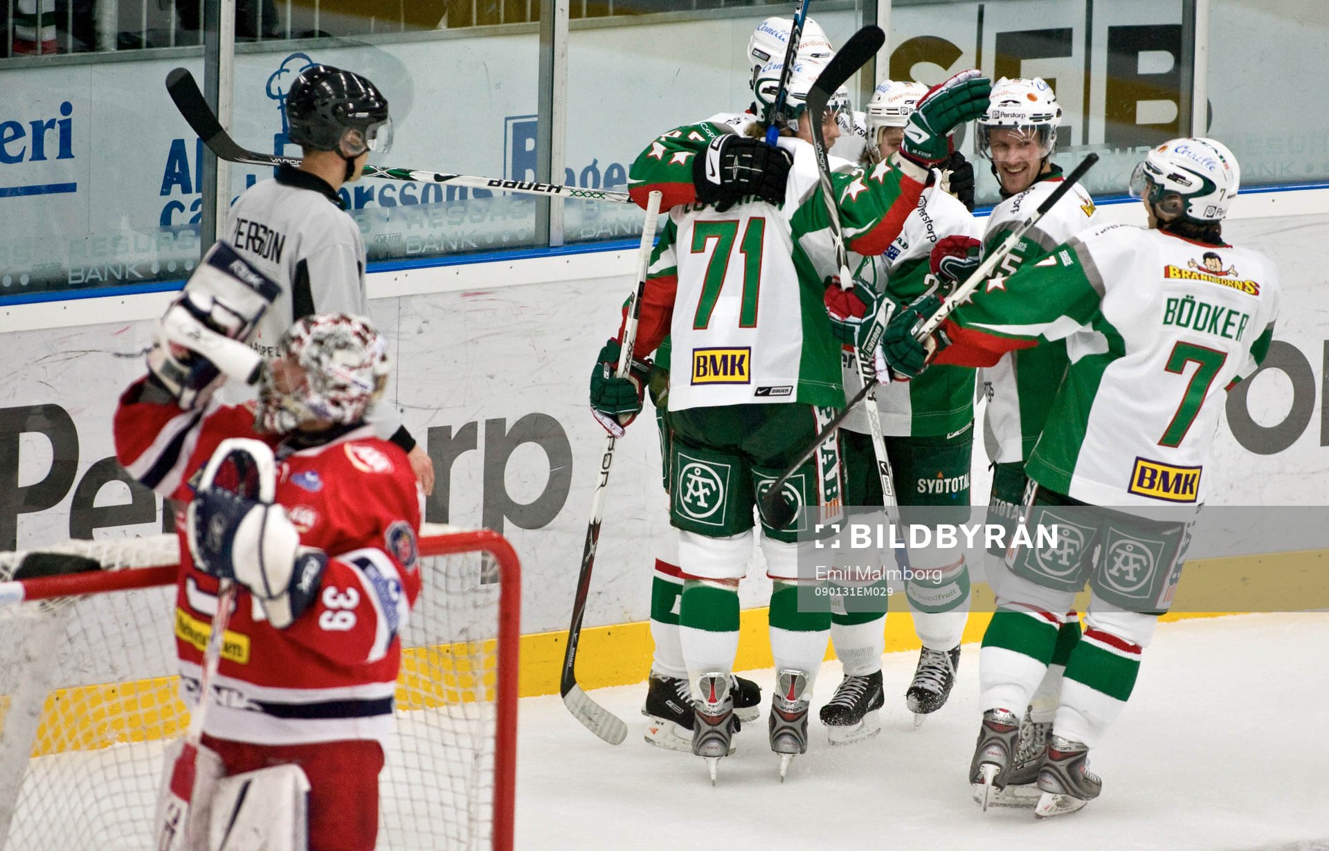 Jubel i Rögle. 5-1
