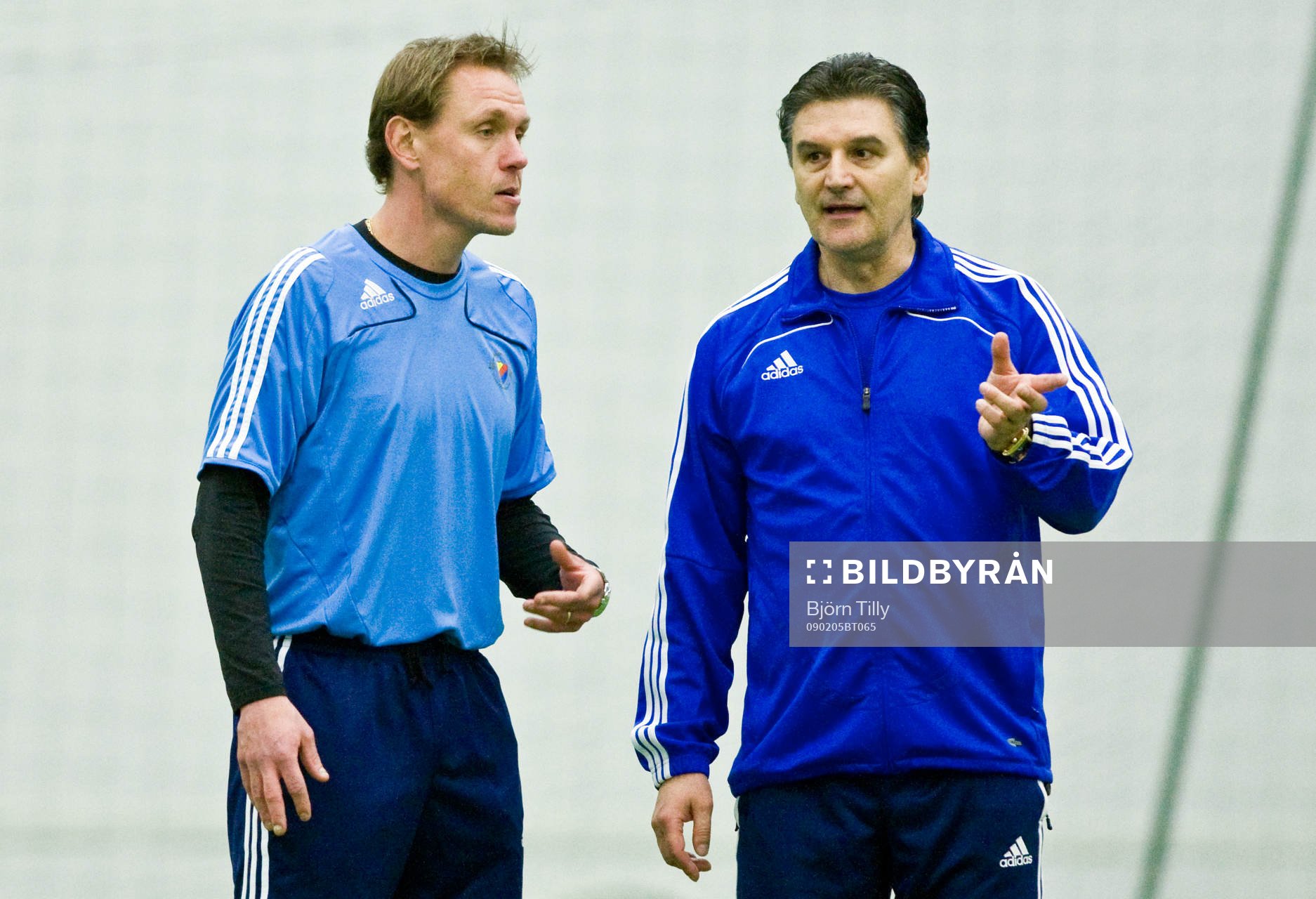 Zoran Lukic, tränare och Andrée Jeglertz, tränare