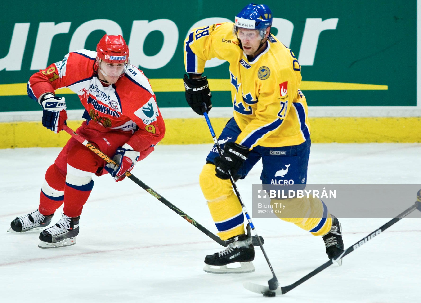 Oleg Saprykin, Ryssland och Dick Tärnström, Sverige