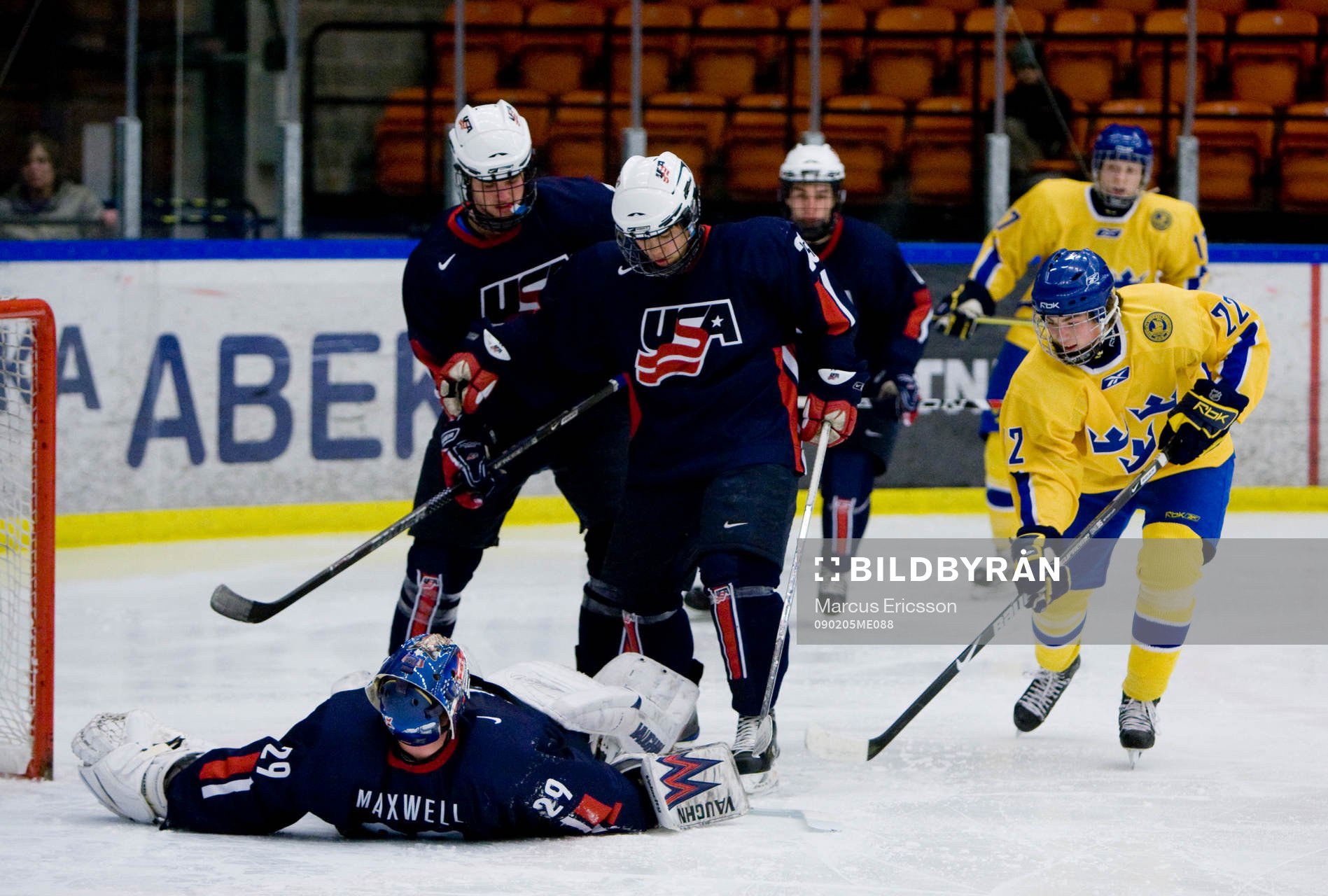 Calle Järnkrok, Sverige jagar på USA