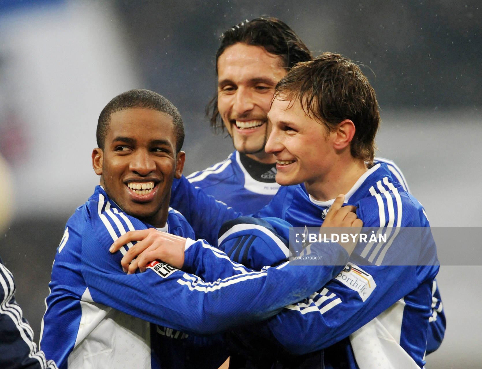 Jefferson Farfan, Kevin Kuranyi och Benedikt Hoewedes,