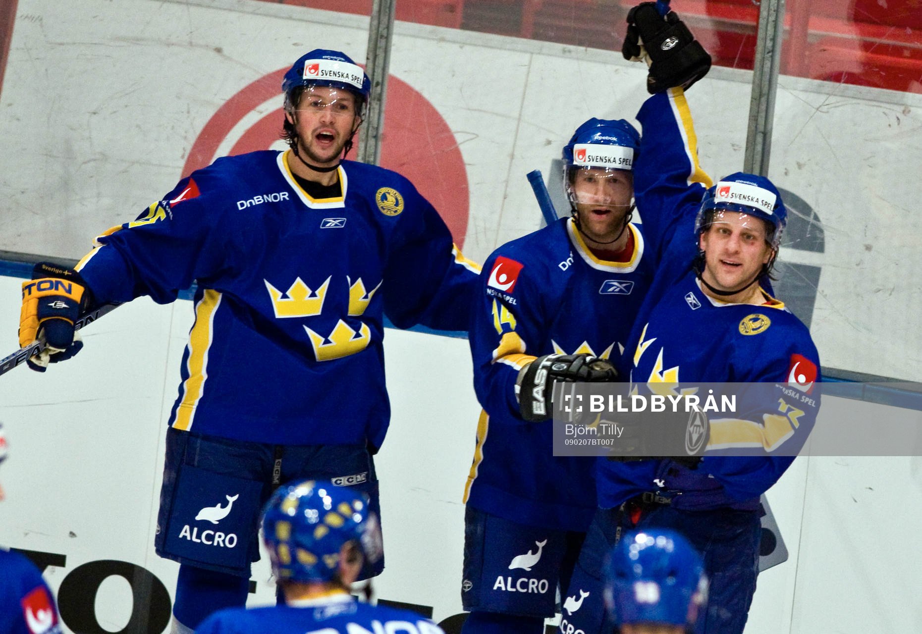 Rickard Wallin, Niklas Nordgren, och Chistian Berglund,