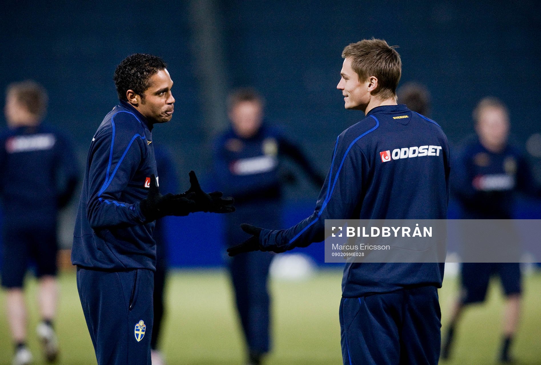 Daniel Nannskog och Markus Rosenberg