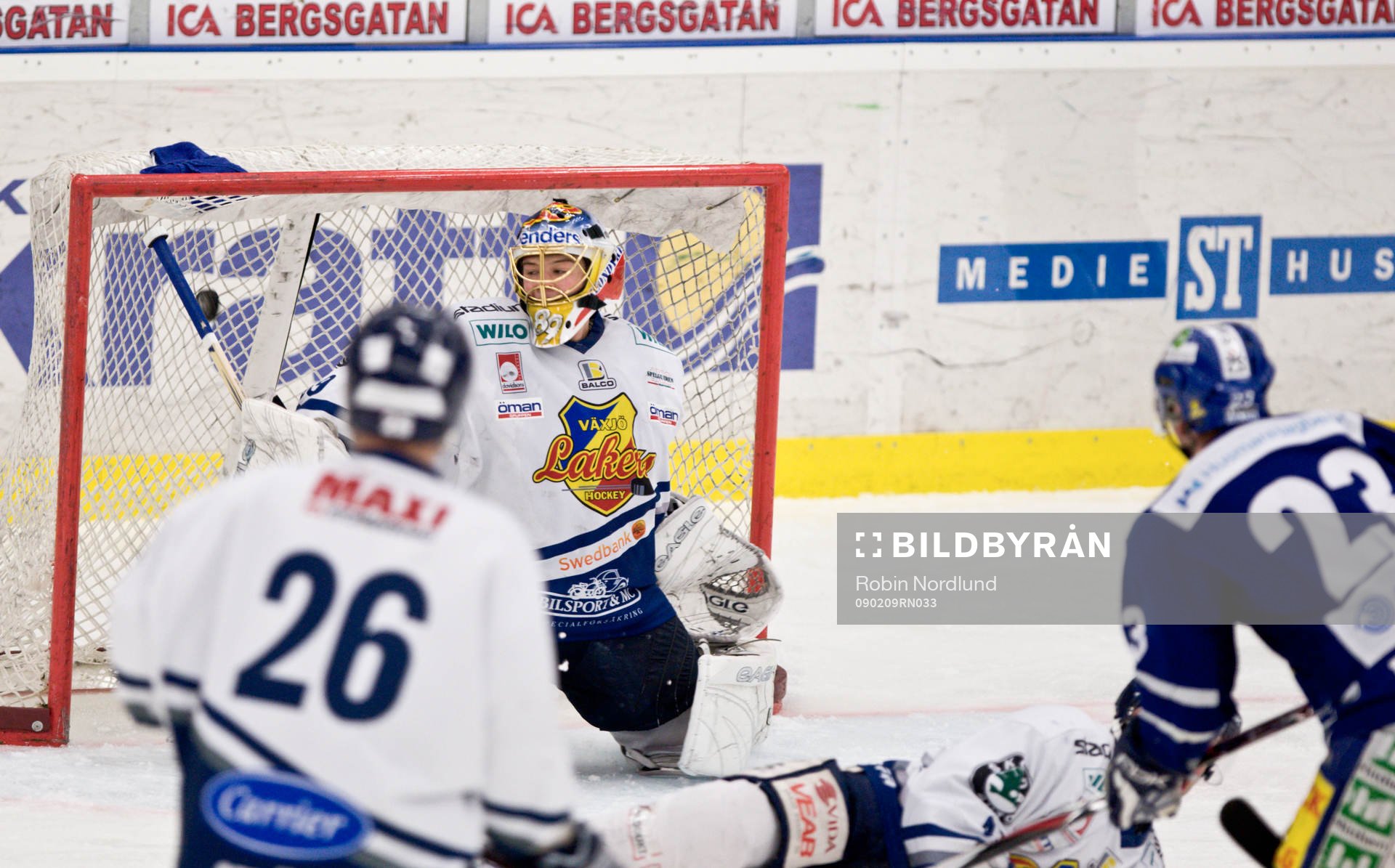 Christoffer Bengtsberg, Målvakt Växjö släpper in 2-1