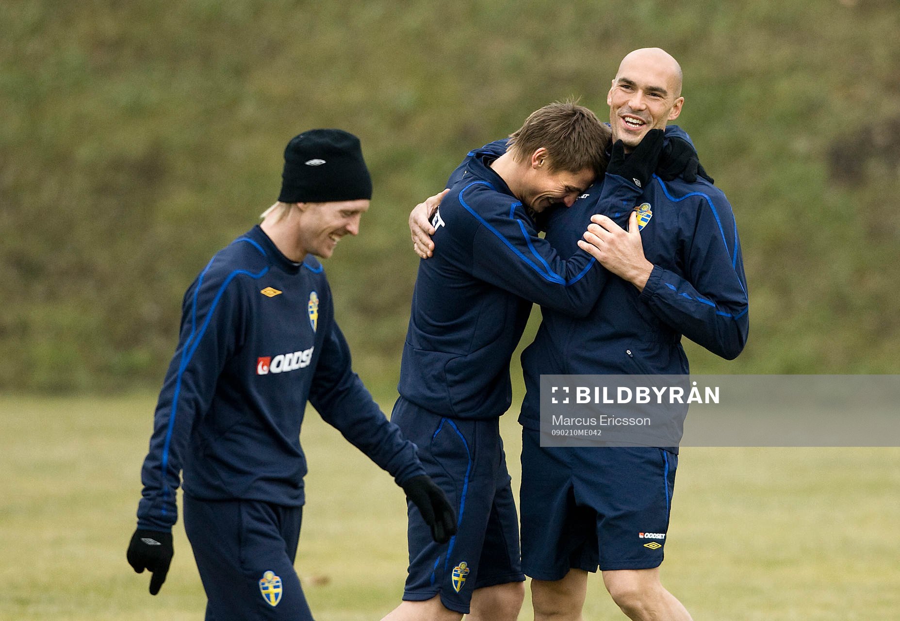Christian Wilhelmsson, Markus Rosenberg och Daniel