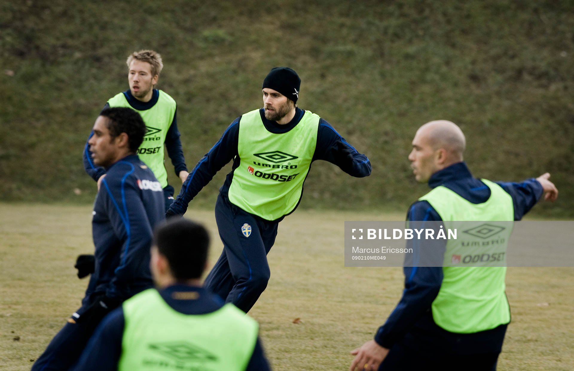 Backarna Adam Johansson, Olof Mellberg, Daniel Majstorovic