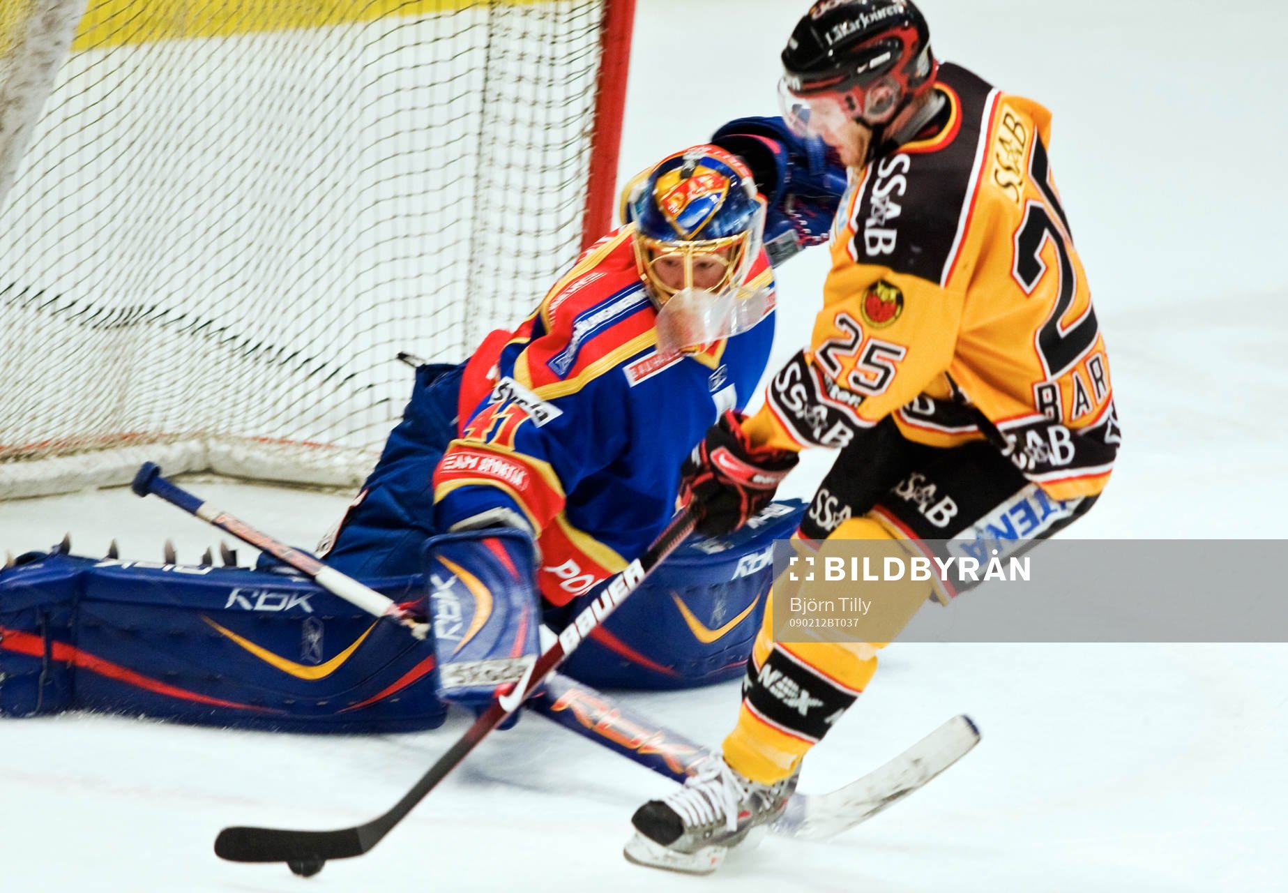 Gustaf Wesslau, målvakt,  Djurgården och Lubos Bartecko,