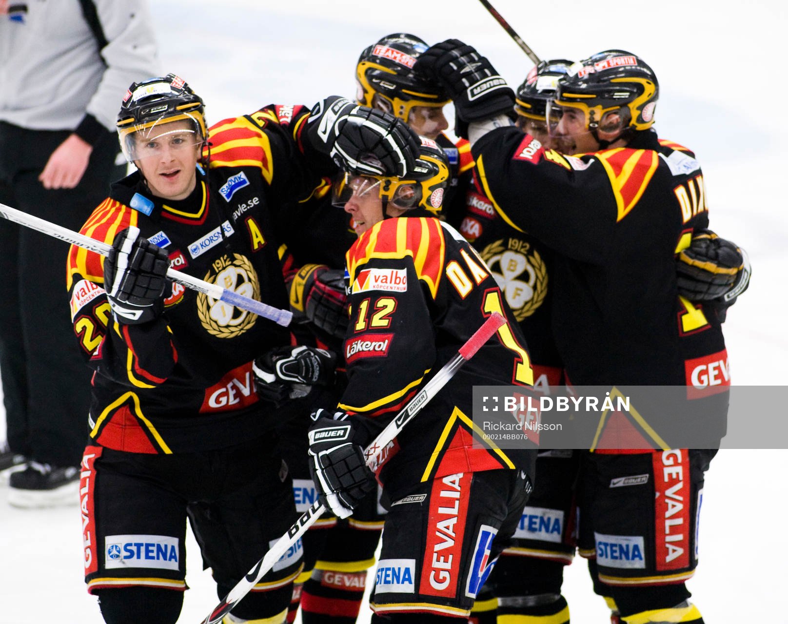 Lars Jonsson och Andreas Dackell, Brynäs, jubel