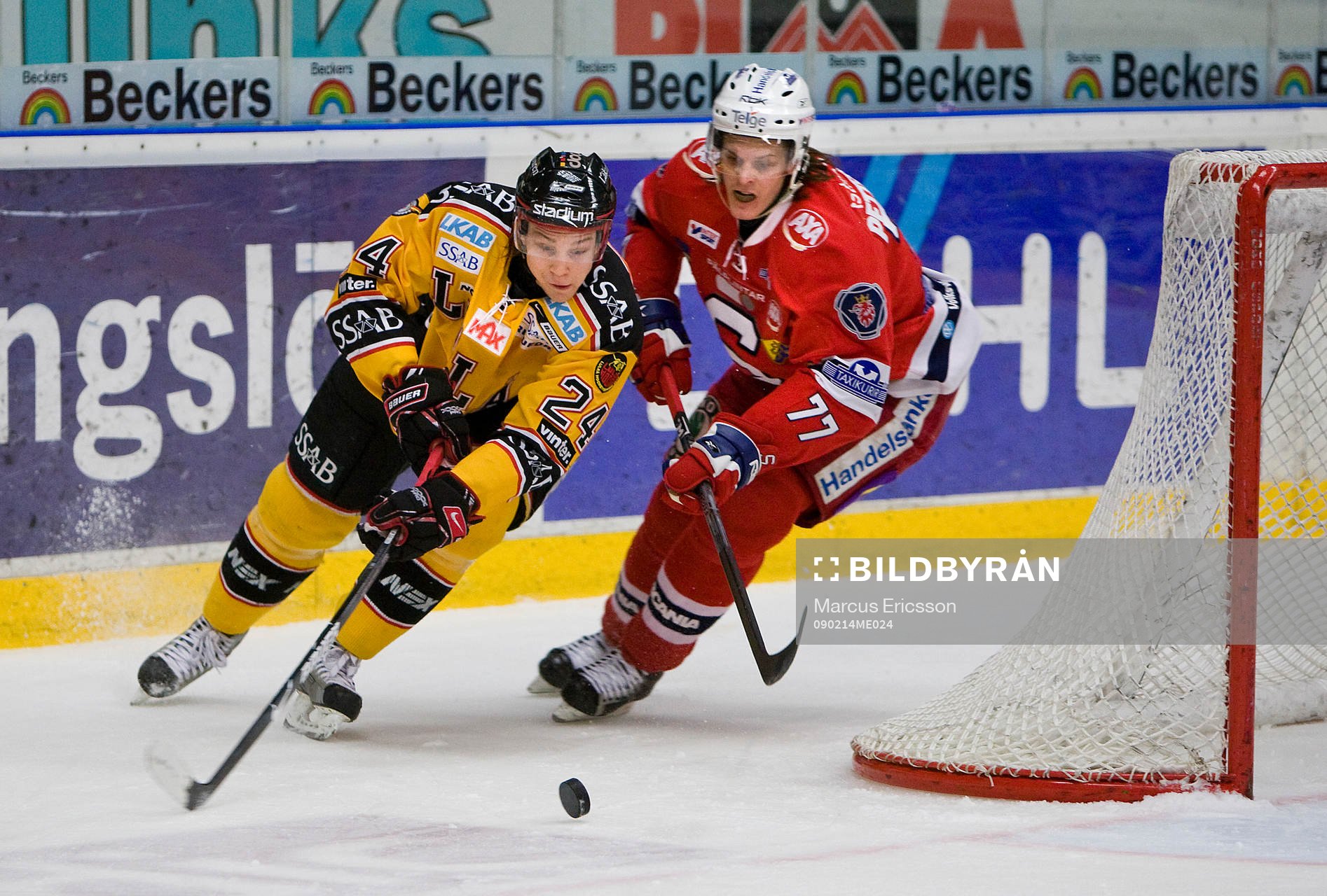 Johan Harju, Luleå med Stefan Pettersson, Södertälje, i