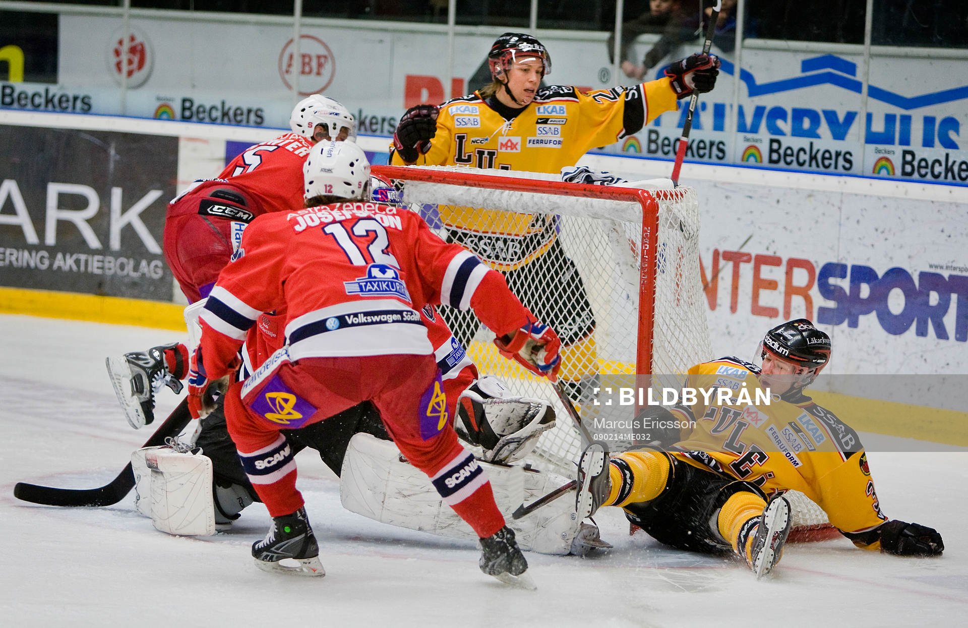 Linus Osmark, Luleå trycker in pucken