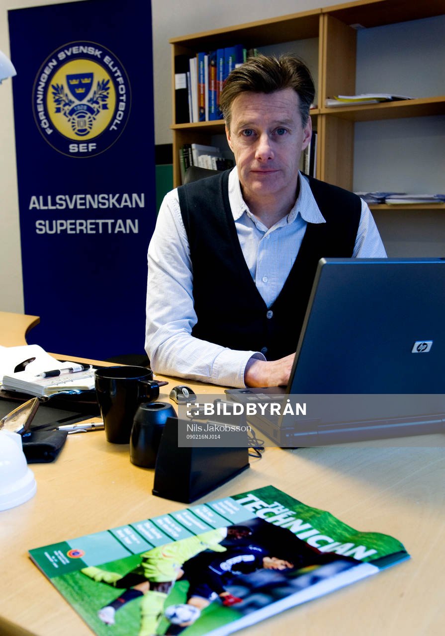 Fotboll, Stefan Lundin, sportchef på Svensk Elitfotboll,