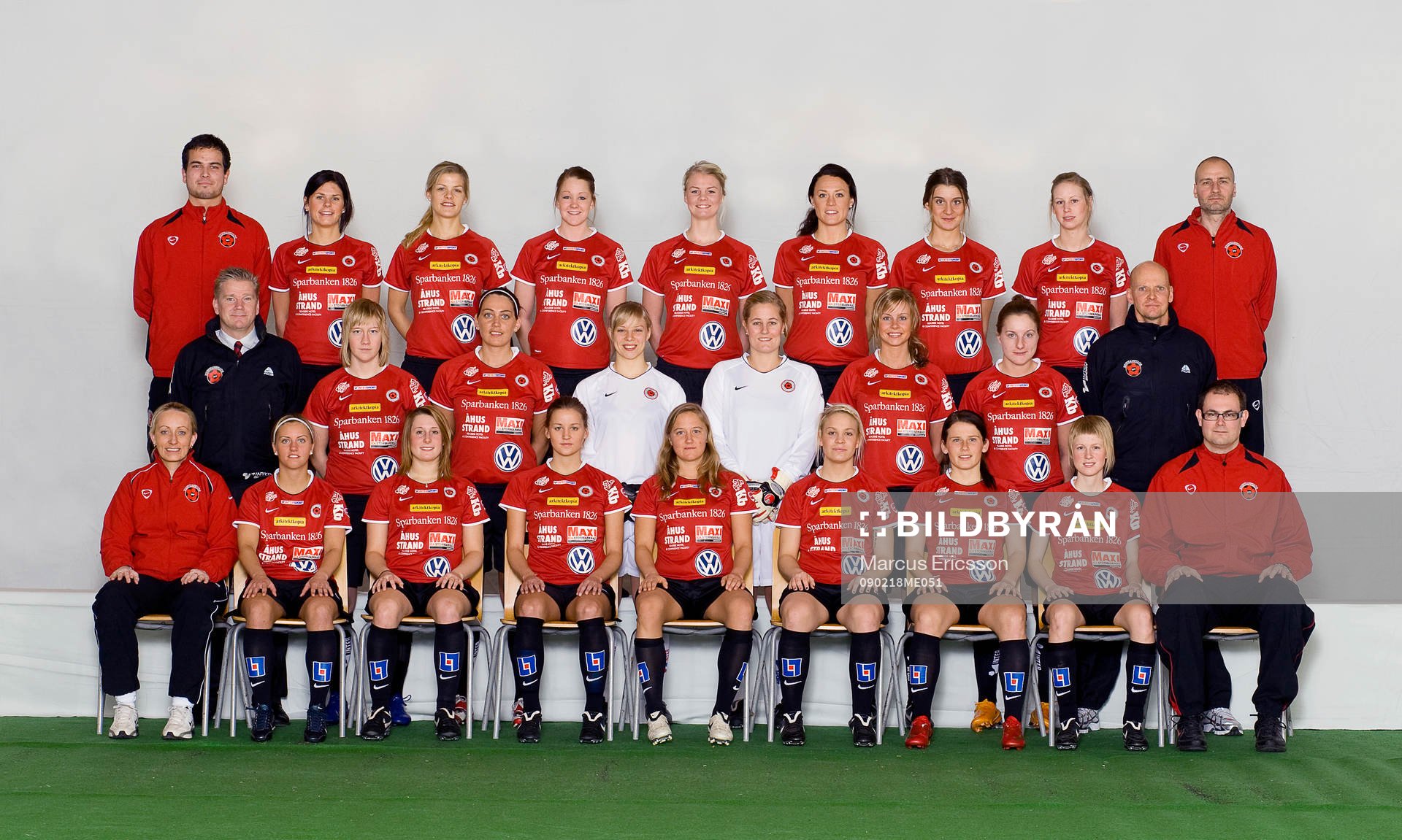 Fotboll, Dam, Damallsvenskan, Kristianstad, Lagbild