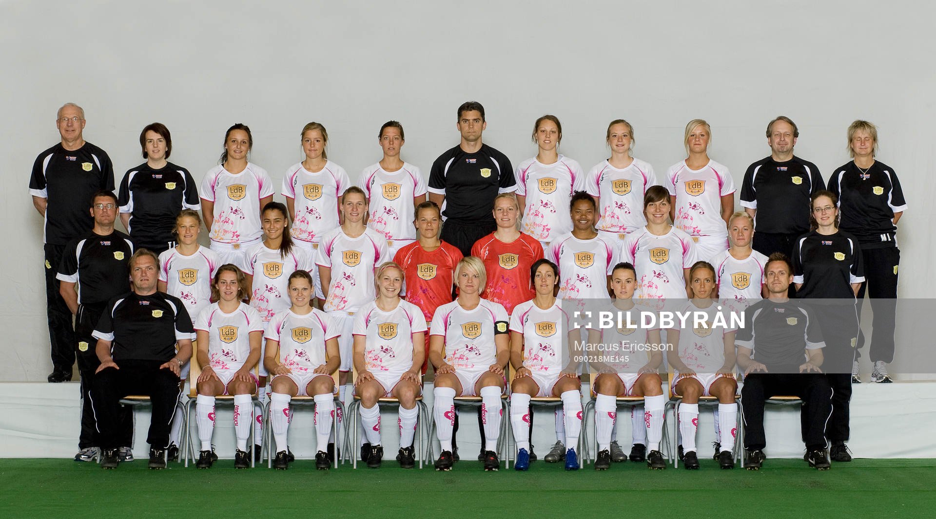 Fotboll, Dam, Damallsvenskan, Malmö, Lagbild