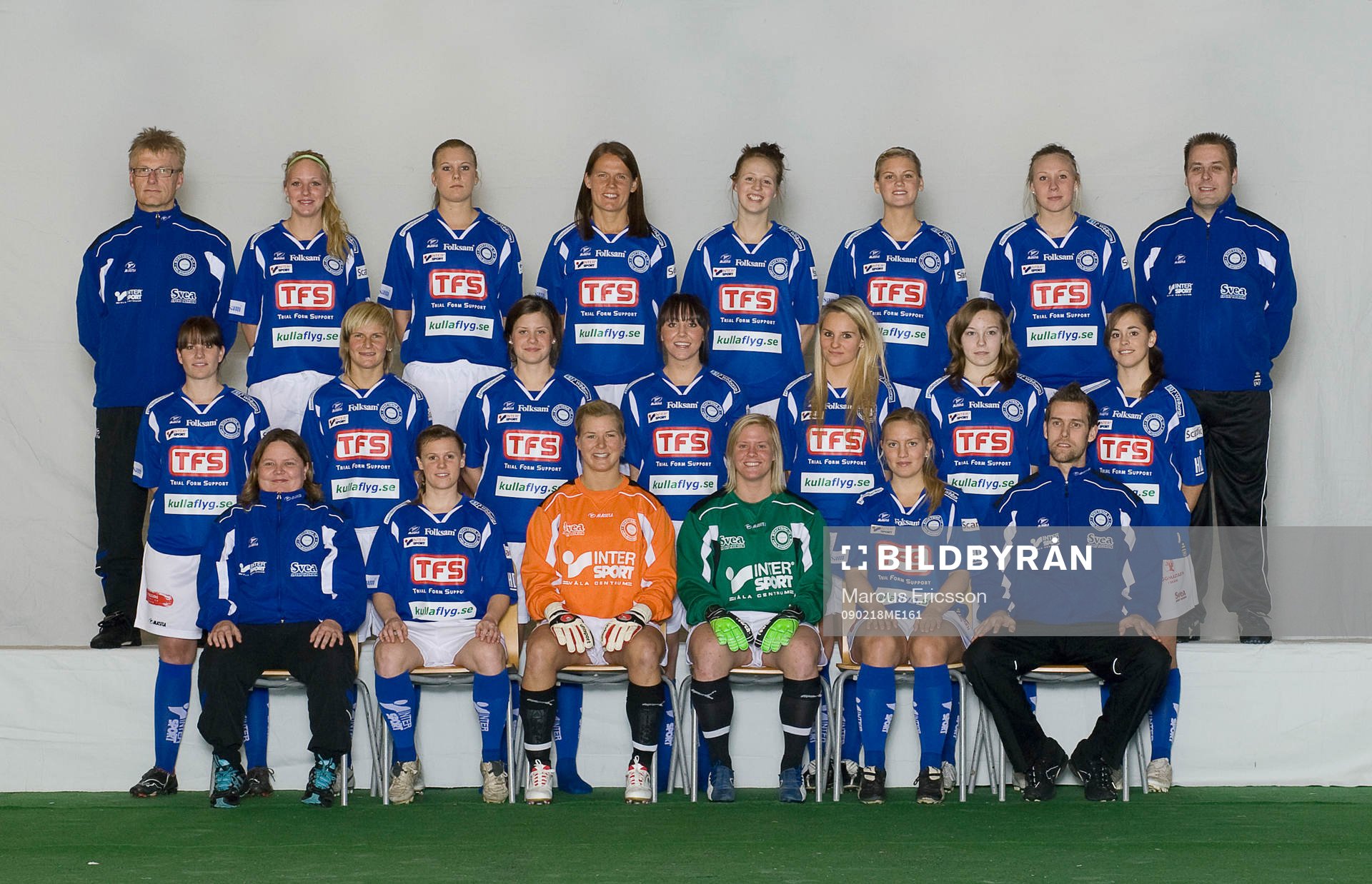 Fotboll, Dam, Damallsvenskan, Stattena, Lagbild
